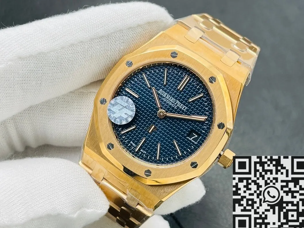 Audemars Piguet Royal Oak 15202ST.OO.1240ST.01 Rose Gold Blue Dial Watch ZF Factory StreetReady 2177