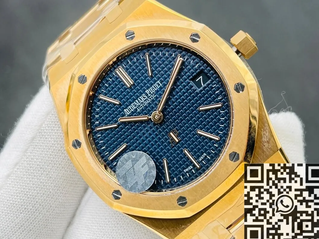Audemars Piguet Royal Oak 15202ST.OO.1240ST.01 Rose Gold Blue Dial Watch ZF Factory StreetReady 2177