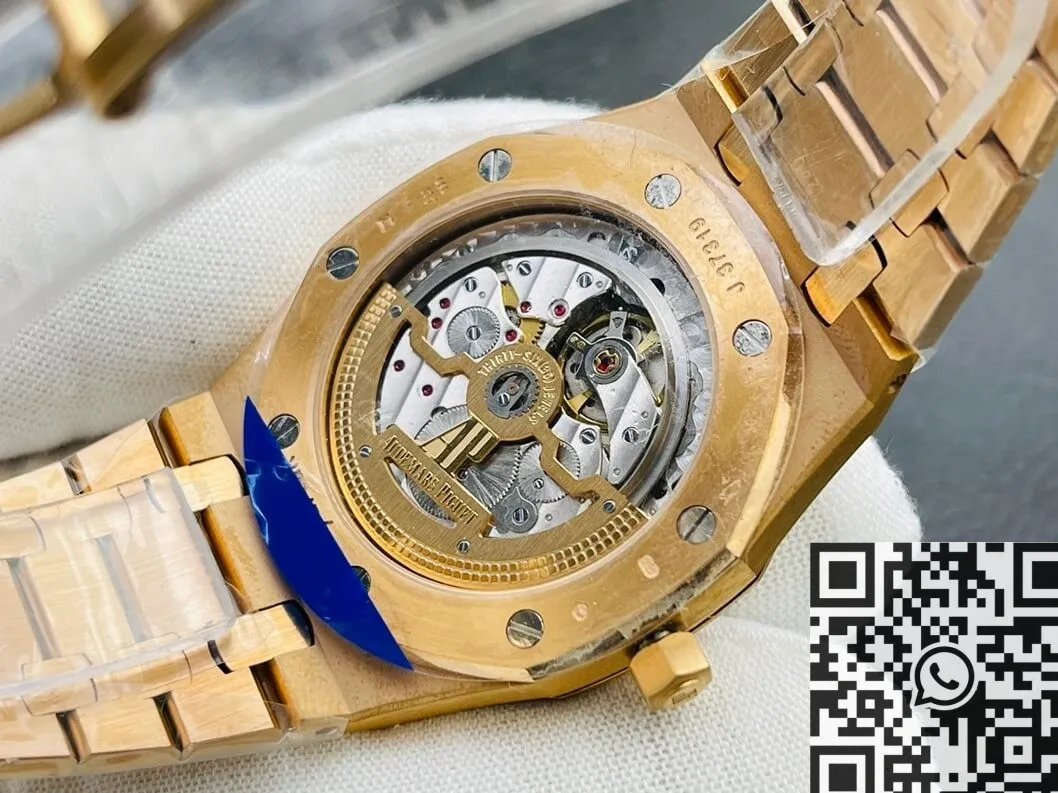 Audemars Piguet Royal Oak 15202ST.OO.1240ST.01 Rose Gold Blue Dial Watch ZF Factory StreetReady 2177