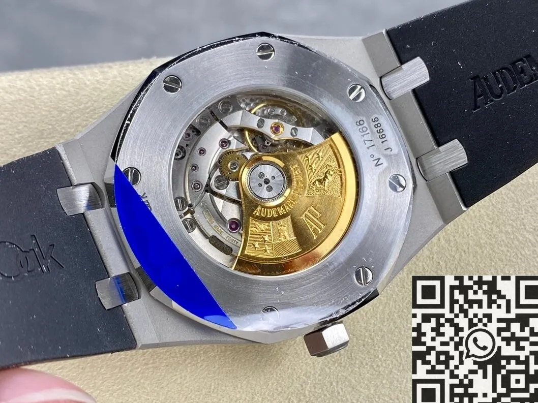 Audemars Piguet Royal Oak 15400 Blue Dial Rubber Strap Watch APS Factory Sophisticated 1973