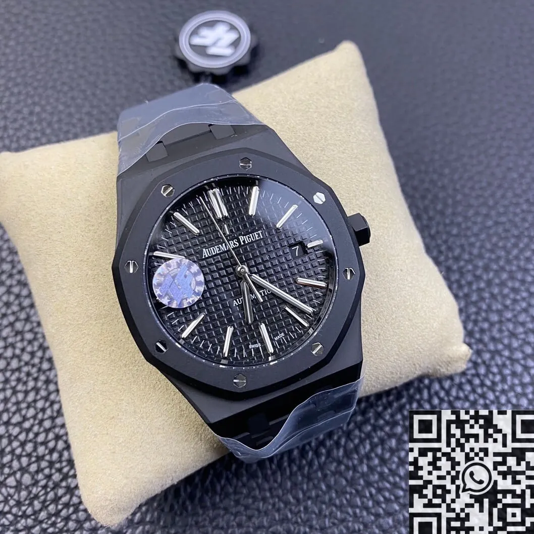 Audemars Piguet Royal Oak 15400 DLC Version Black Dial Watch ZF Factory Attractive 2179
