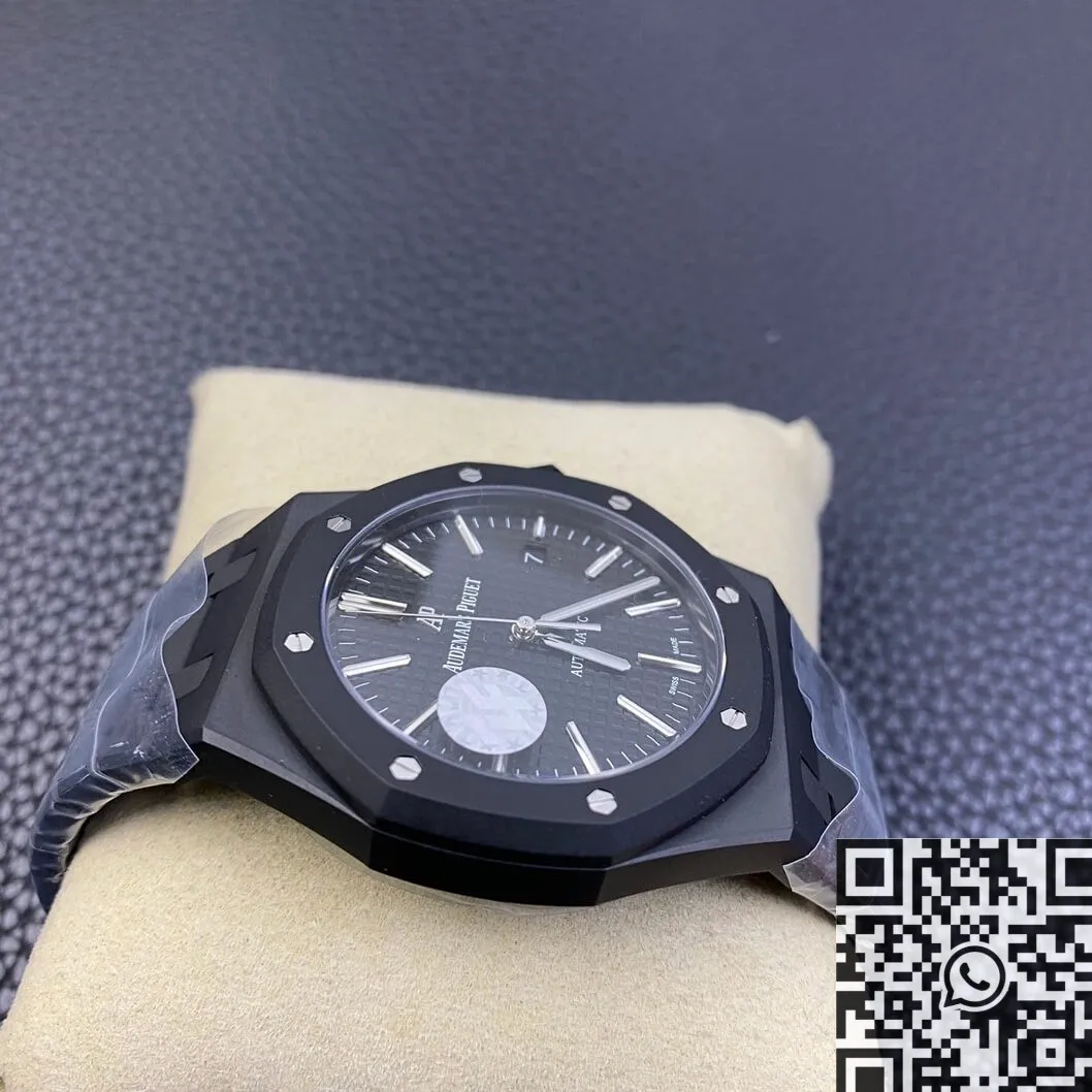 Audemars Piguet Royal Oak 15400 DLC Version Black Dial Watch ZF Factory Attractive 2179