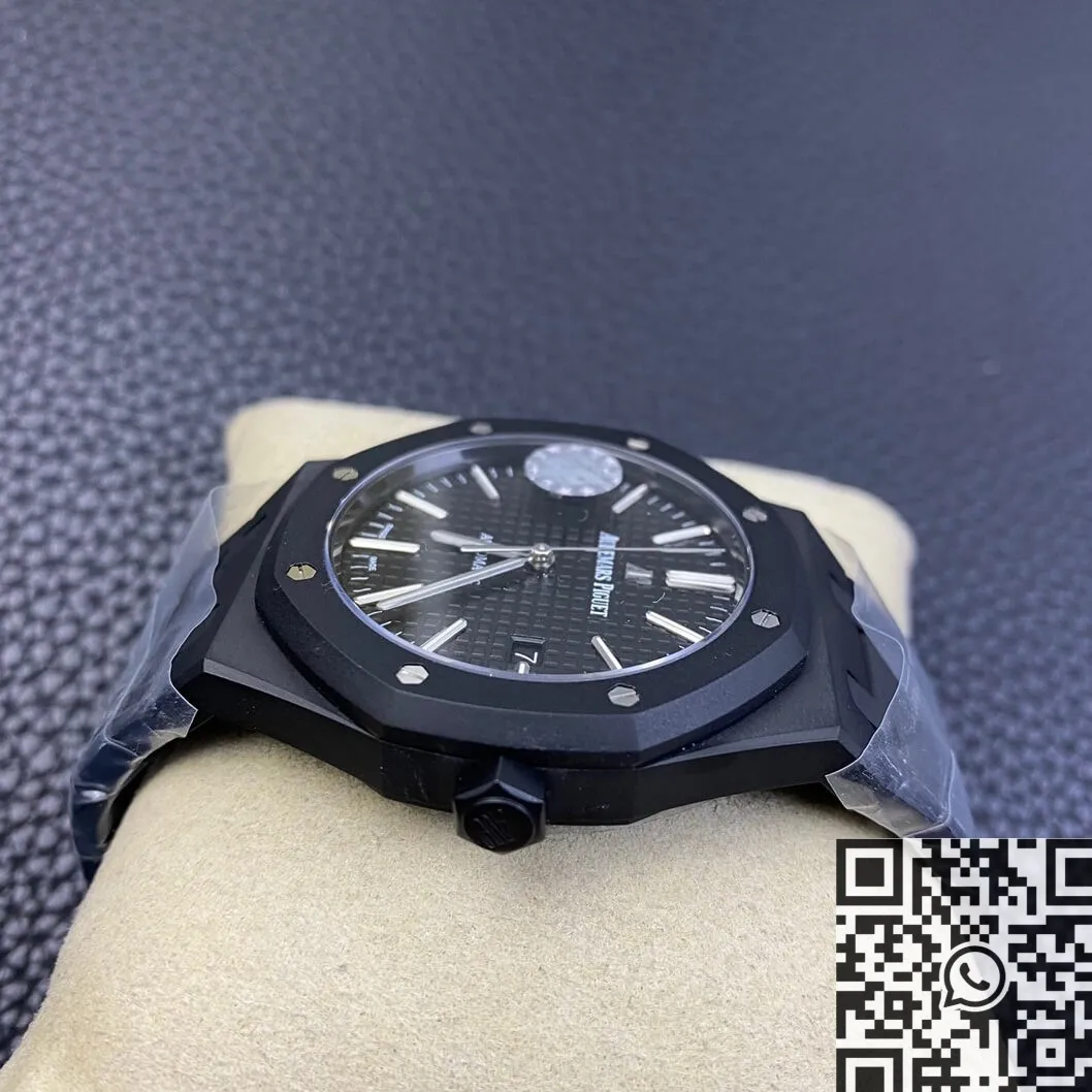 Audemars Piguet Royal Oak 15400 DLC Version Black Dial Watch ZF Factory Attractive 2179
