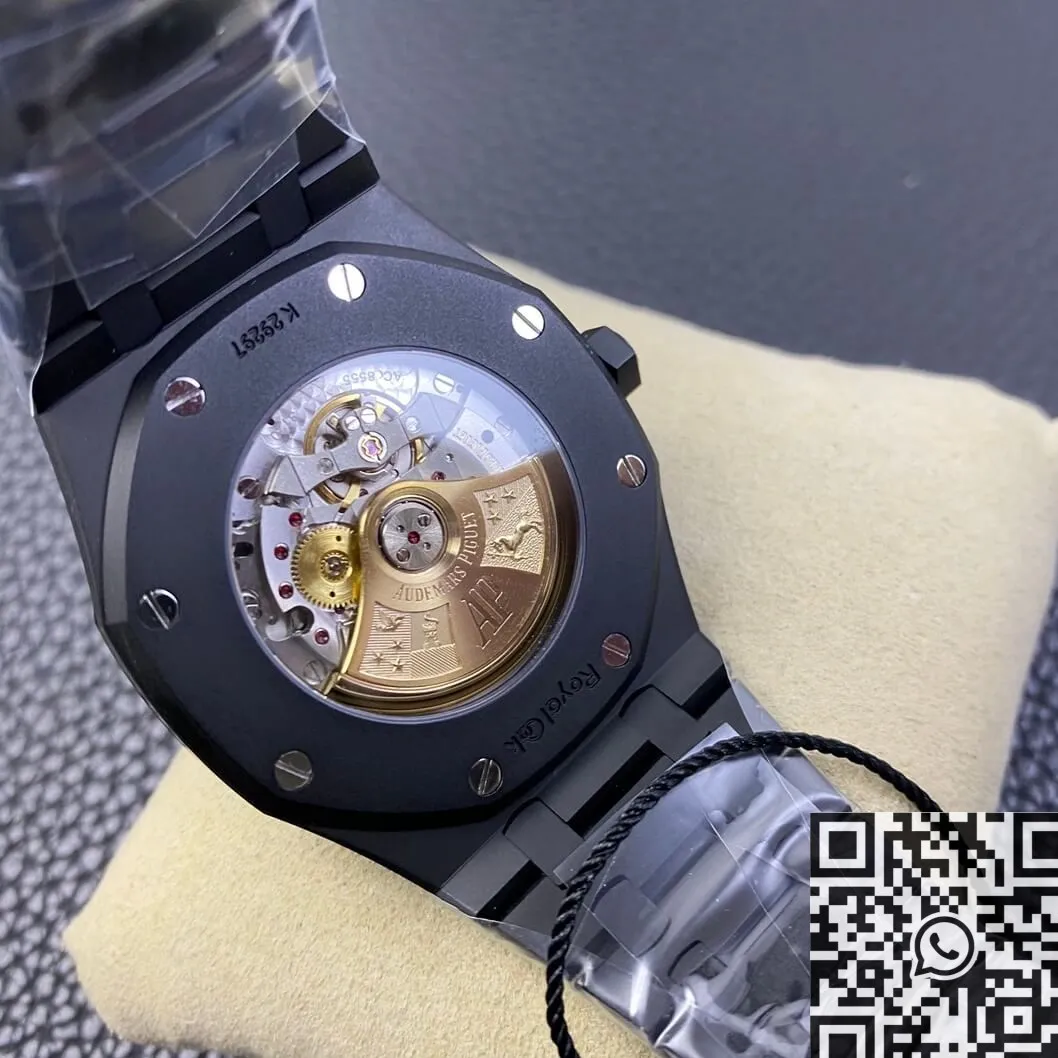 Audemars Piguet Royal Oak 15400 DLC Version Black Dial Watch ZF Factory Attractive 2179