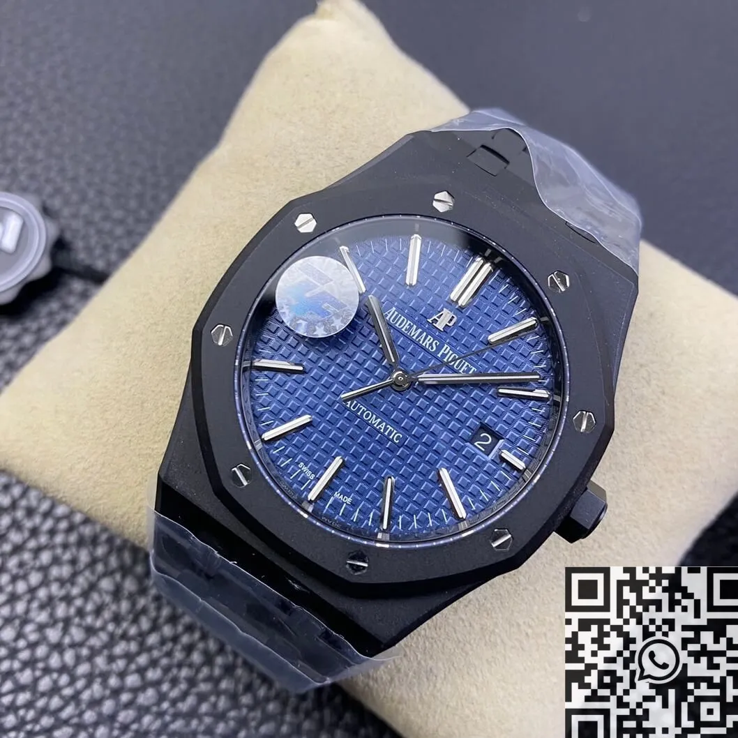 SmartChoice Audemars Piguet Royal Oak 15400 DLC Version Blue Dial Watch ZF Factory 2182