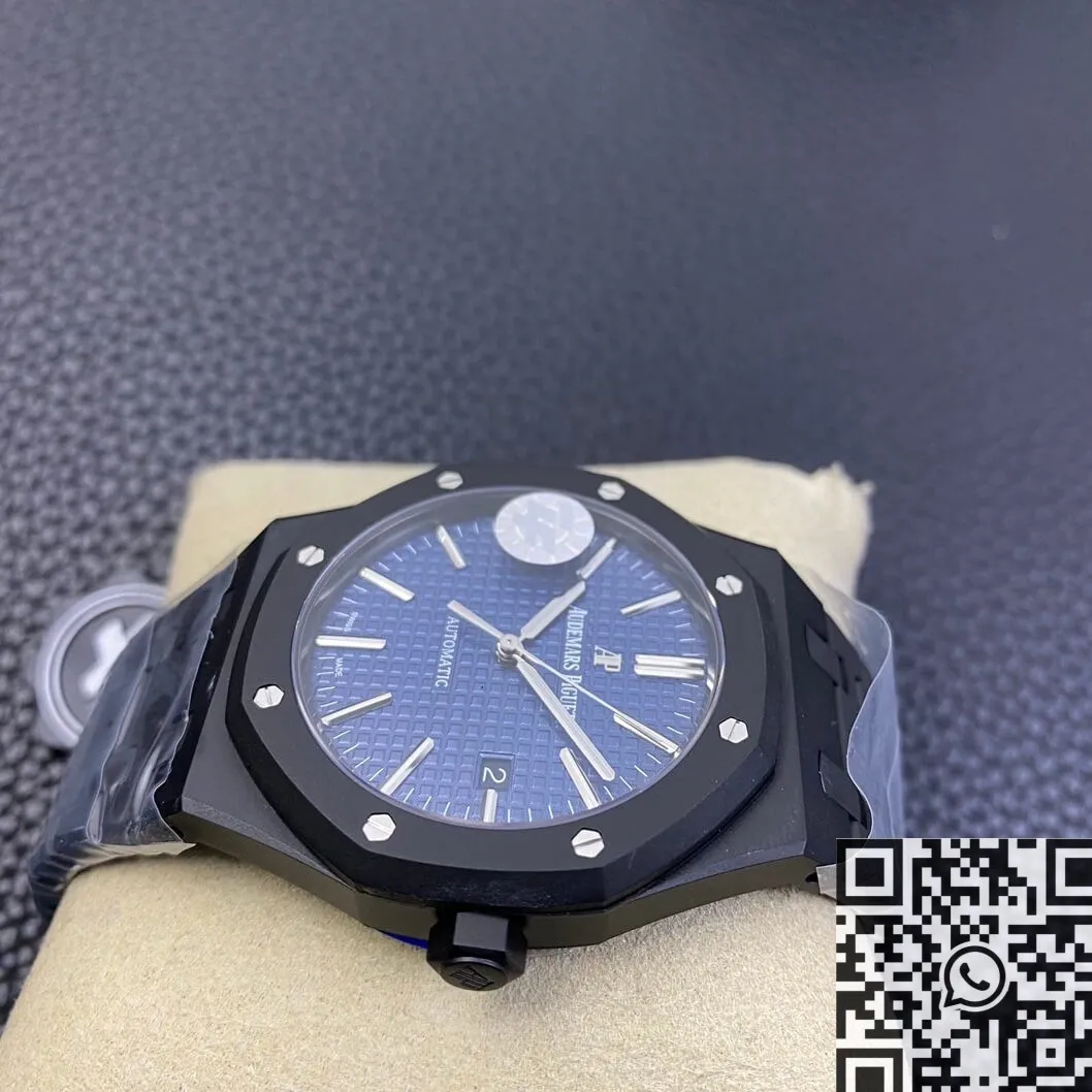 SmartChoice Audemars Piguet Royal Oak 15400 DLC Version Blue Dial Watch ZF Factory 2182