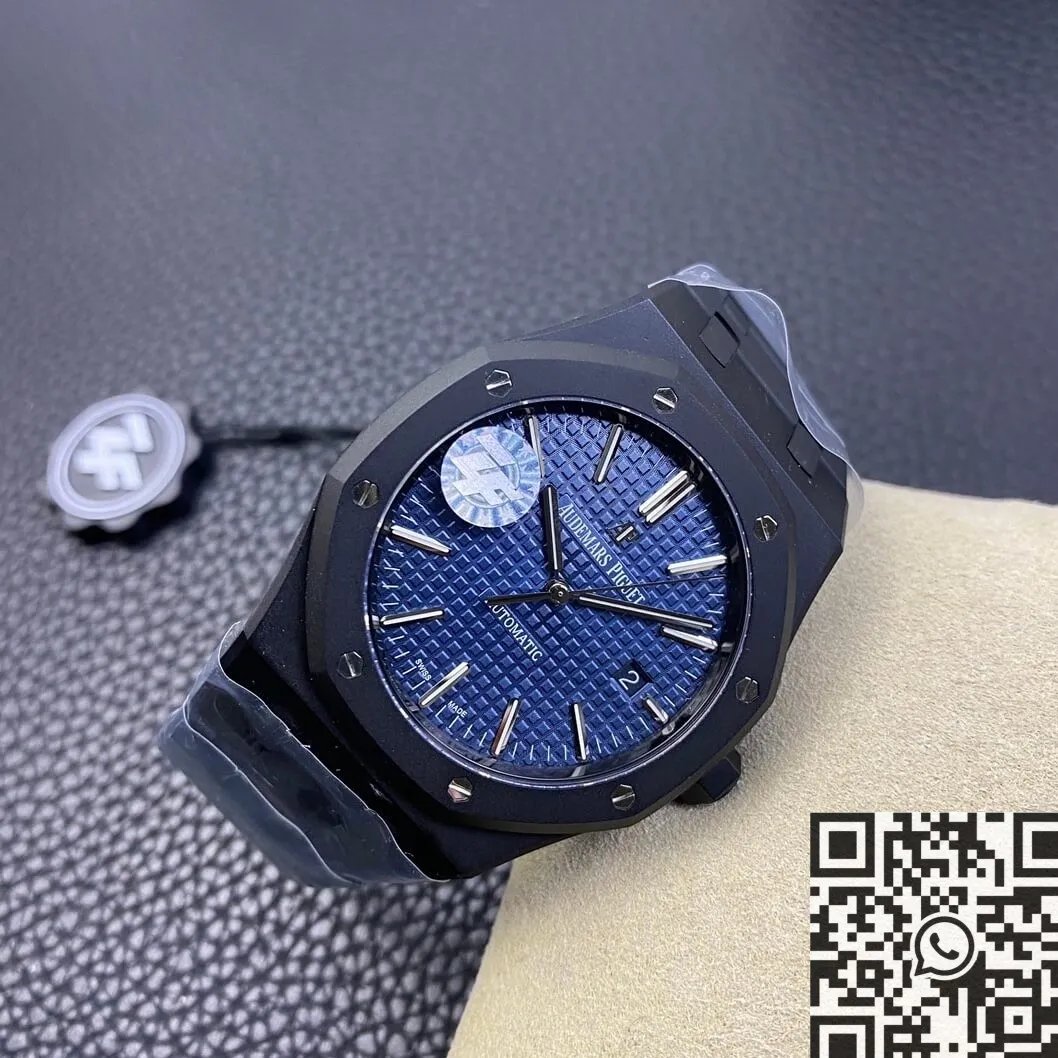 SmartChoice Audemars Piguet Royal Oak 15400 DLC Version Blue Dial Watch ZF Factory 2182