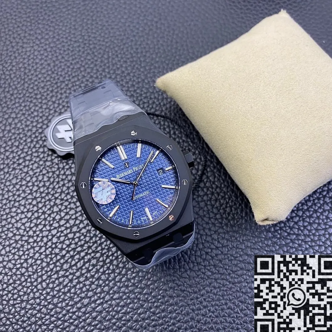 SmartChoice Audemars Piguet Royal Oak 15400 DLC Version Blue Dial Watch ZF Factory 2182