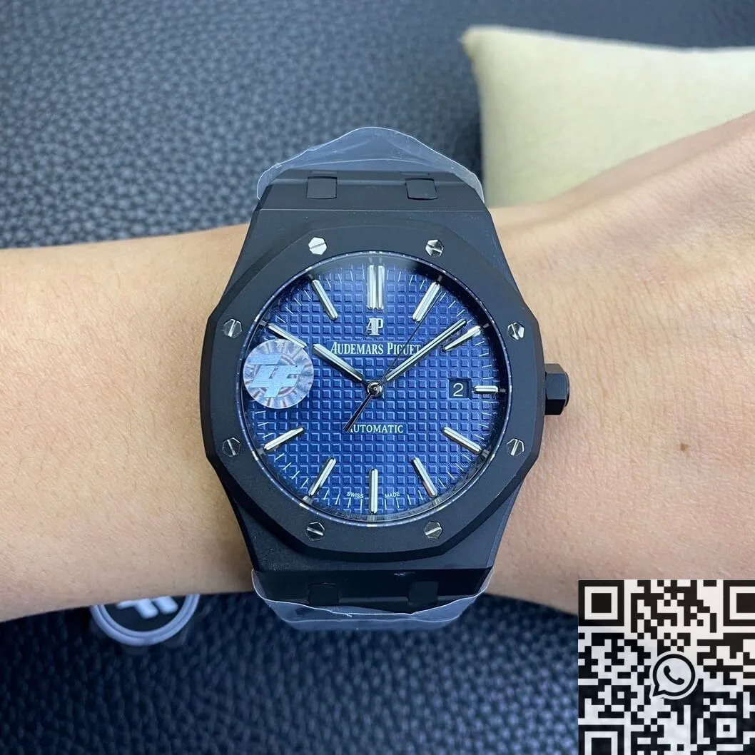 SmartChoice Audemars Piguet Royal Oak 15400 DLC Version Blue Dial Watch ZF Factory 2182