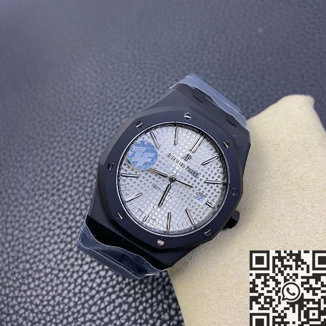 Audemars Piguet Royal Oak 15400 DLC Version White Dial Watch ZF Factory SoftTouch 2180