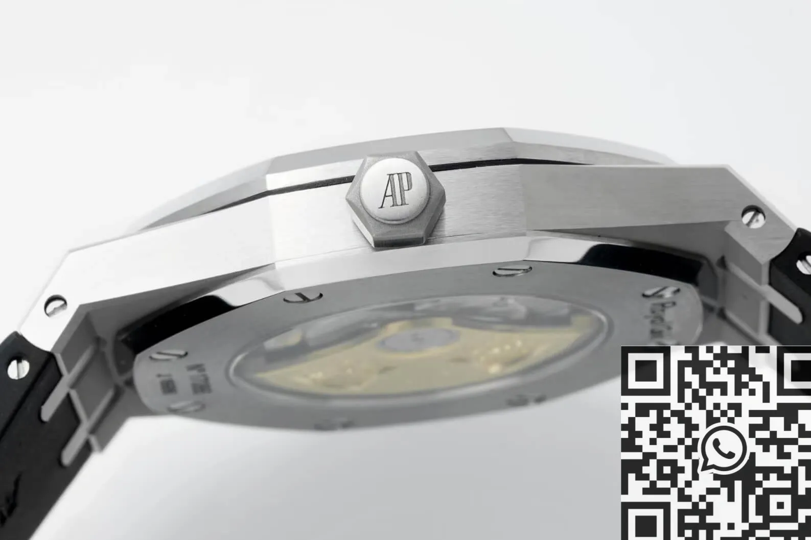 Audemars Piguet Royal Oak 15400 Gray Ruthenium Dial Rubber Strap APS Factory MoistureWicking 1978