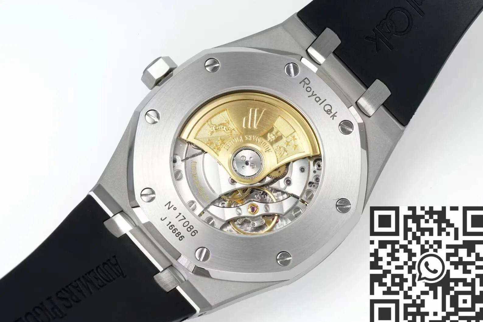 Audemars Piguet Royal Oak 15400 Gray Ruthenium Dial Rubber Strap APS Factory MoistureWicking 1978
