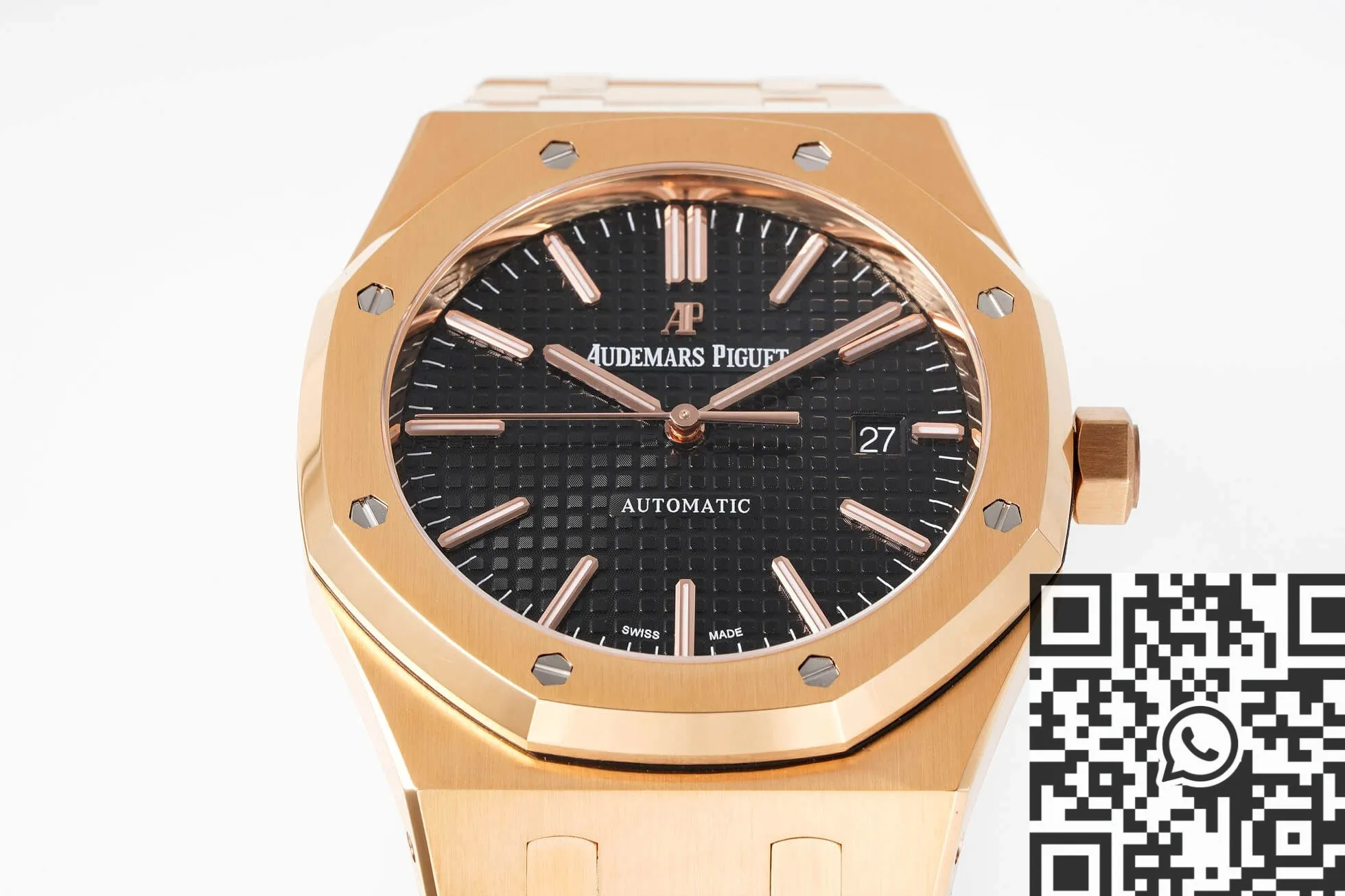 QuickDry Audemars Piguet Royal Oak 15400OR.OO.1220OR.01 Rose Gold Watch APS Factory 1977
