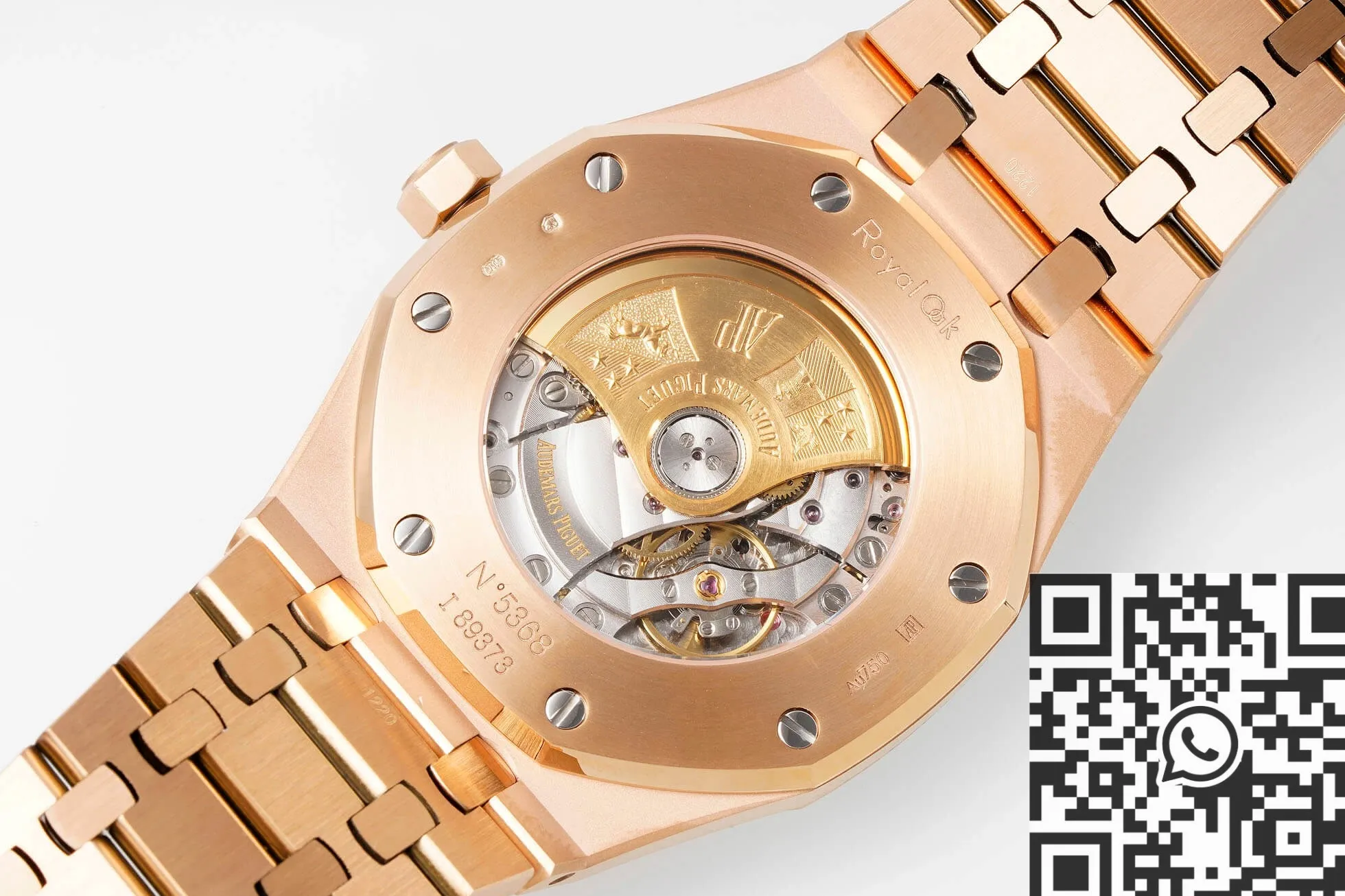 QuickDry Audemars Piguet Royal Oak 15400OR.OO.1220OR.01 Rose Gold Watch APS Factory 1977
