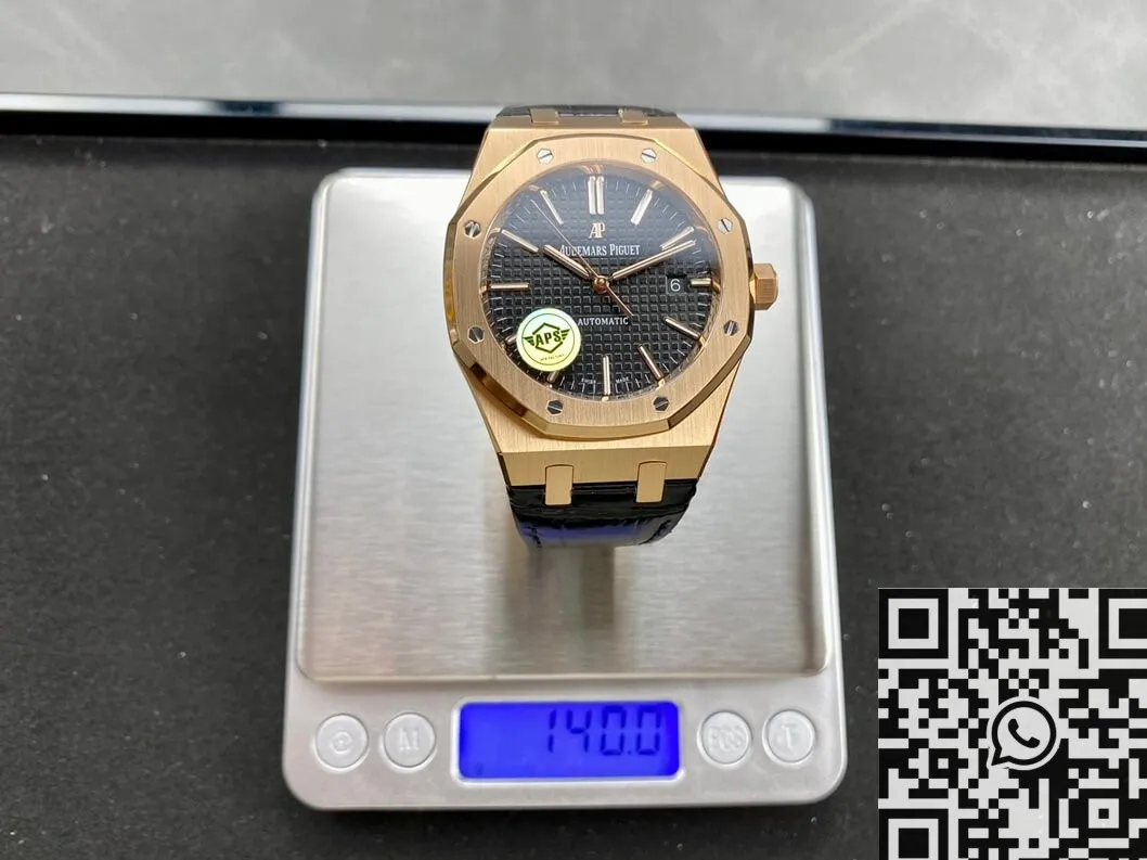 Stylish Audemars Piguet Royal Oak 15400OR.OO.D002CR.01 Rose Gold Watch APS Factory 1985