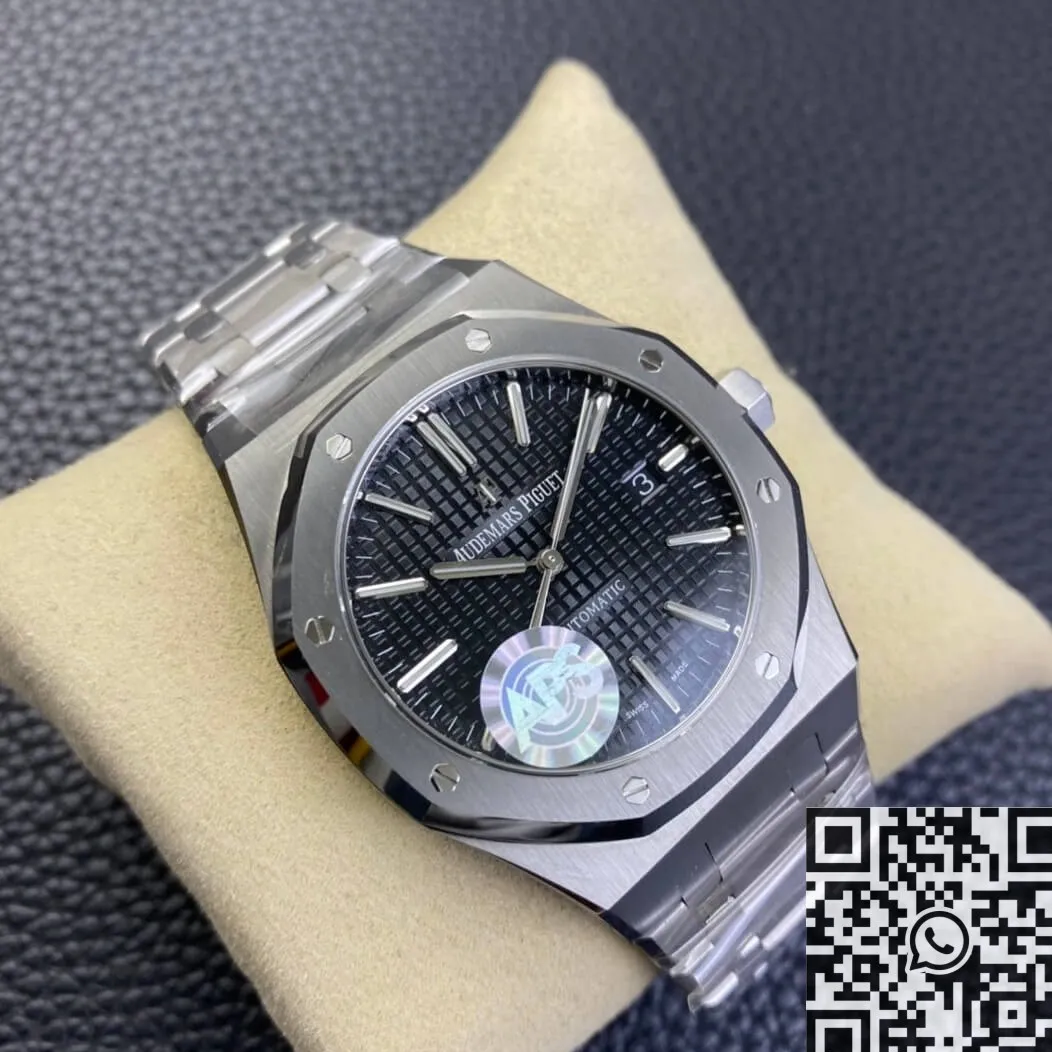 Stretchable Audemars Piguet Royal Oak 15400ST.OO.1220ST.01 Black Dial Watch APS Factory 1972