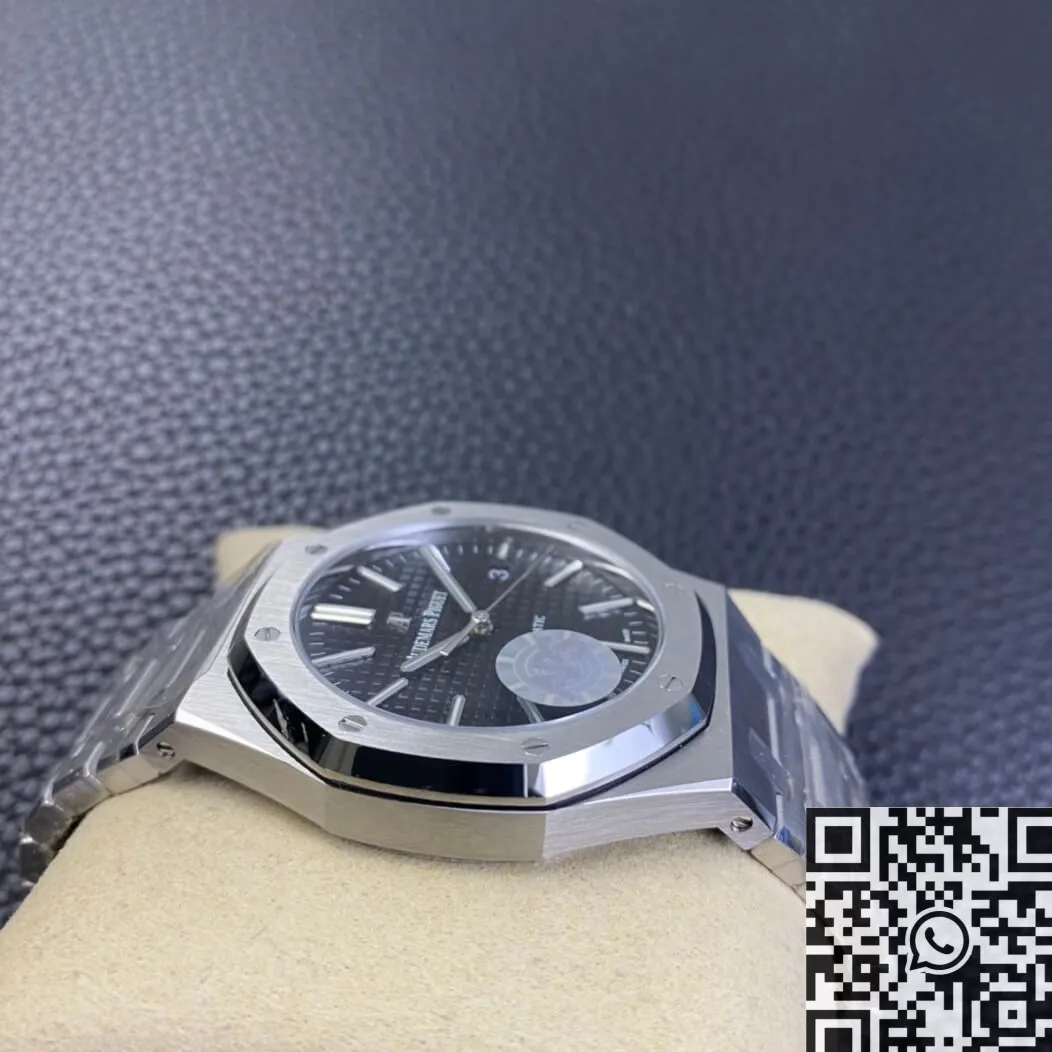 Stretchable Audemars Piguet Royal Oak 15400ST.OO.1220ST.01 Black Dial Watch APS Factory 1972