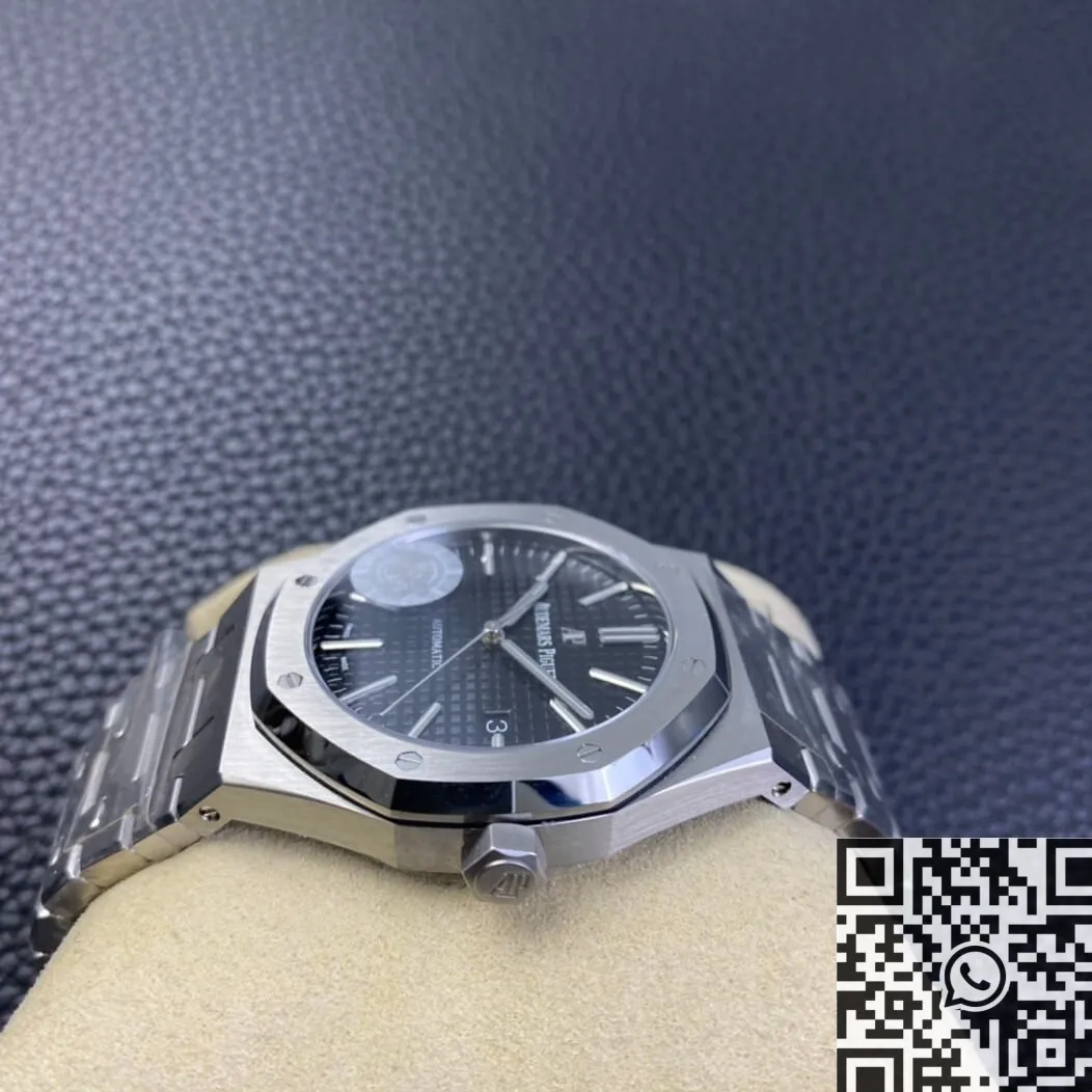 Stretchable Audemars Piguet Royal Oak 15400ST.OO.1220ST.01 Black Dial Watch APS Factory 1972