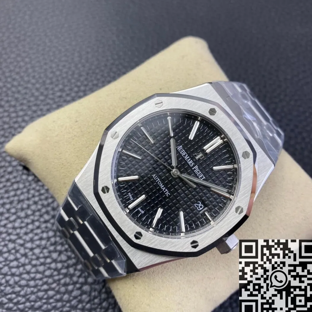 Colorful Audemars Piguet Royal Oak 15400ST.OO.1220ST.01 Black Dial Watch ZF Factory 2172