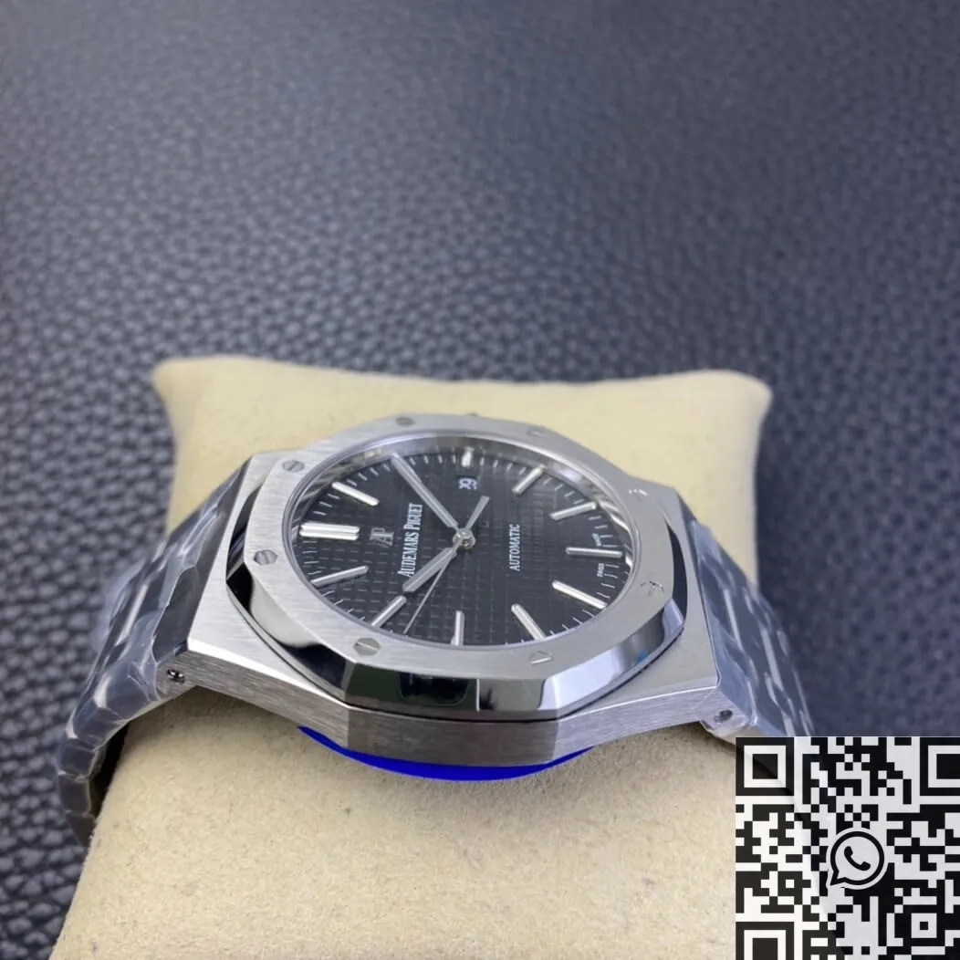 Colorful Audemars Piguet Royal Oak 15400ST.OO.1220ST.01 Black Dial Watch ZF Factory 2172