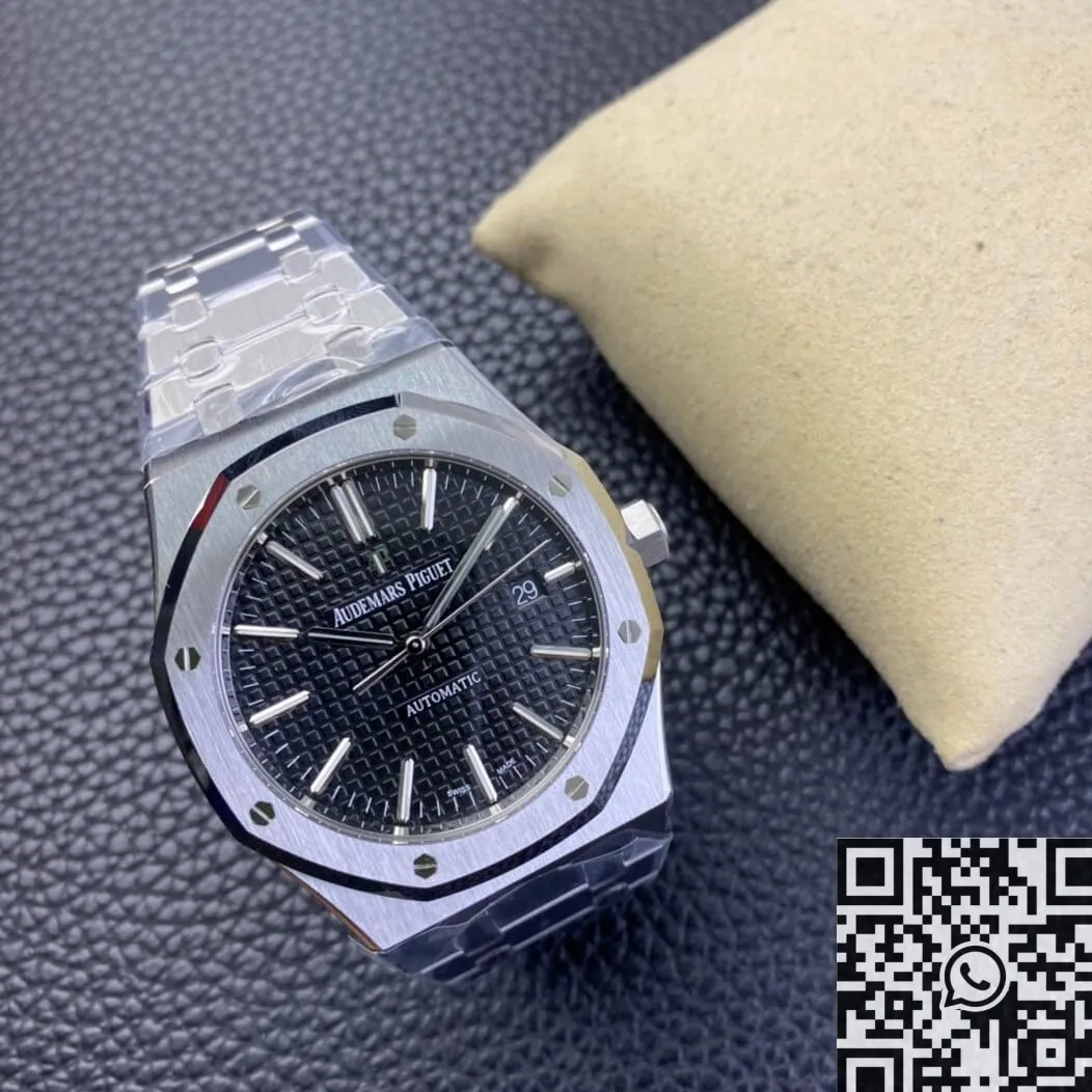 Colorful Audemars Piguet Royal Oak 15400ST.OO.1220ST.01 Black Dial Watch ZF Factory 2172