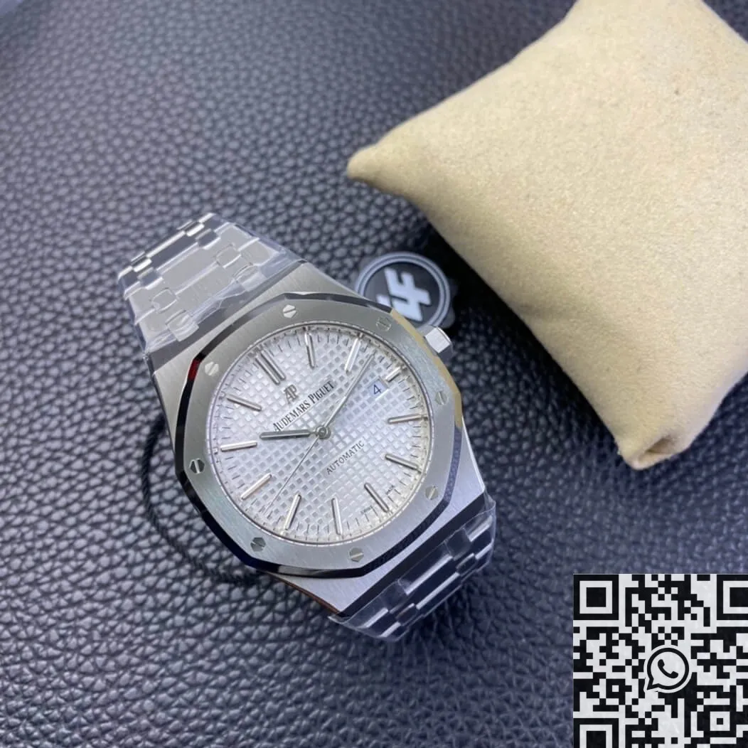 EasyCare Audemars Piguet Royal Oak 15400ST.OO.1220ST.02 White Dial Watch ZF Factory 2186
