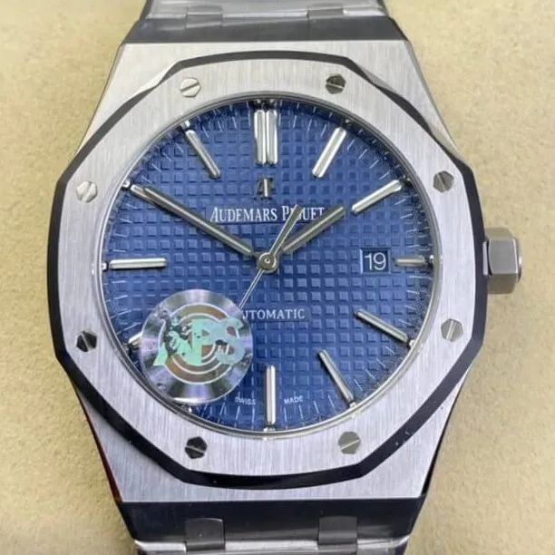 Audemars Piguet Royal Oak 15400ST.OO.1220ST.03 Blue Dial Watch APS Factory SunProtective 1982