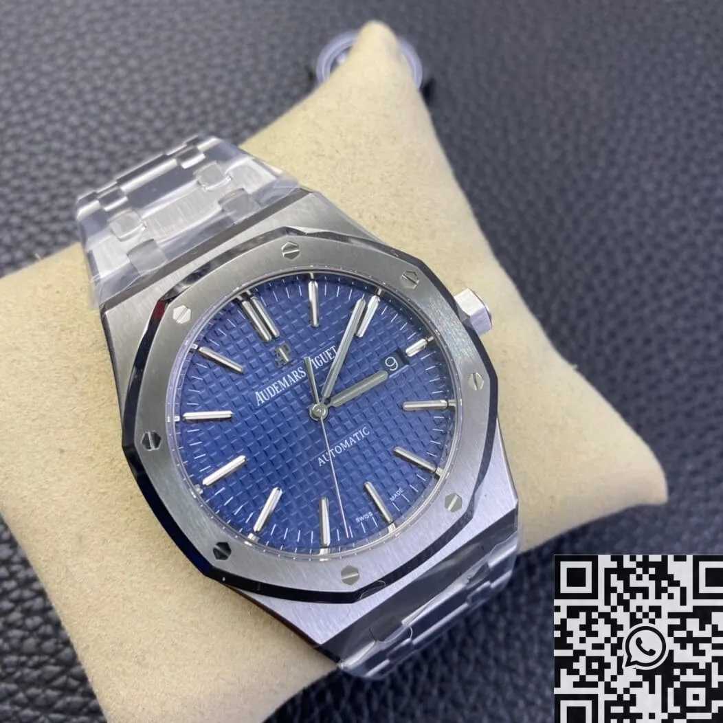 Audemars Piguet Royal Oak 15400ST.OO.1220ST.03 Blue Dial Watch ZF Factory Premium 2184