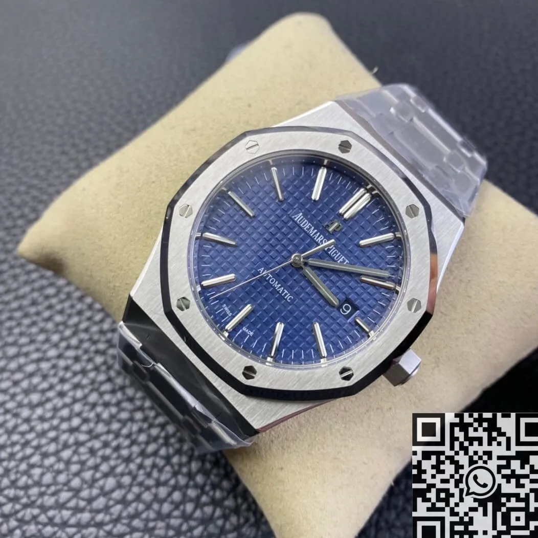 Audemars Piguet Royal Oak 15400ST.OO.1220ST.03 Blue Dial Watch ZF Factory Premium 2184