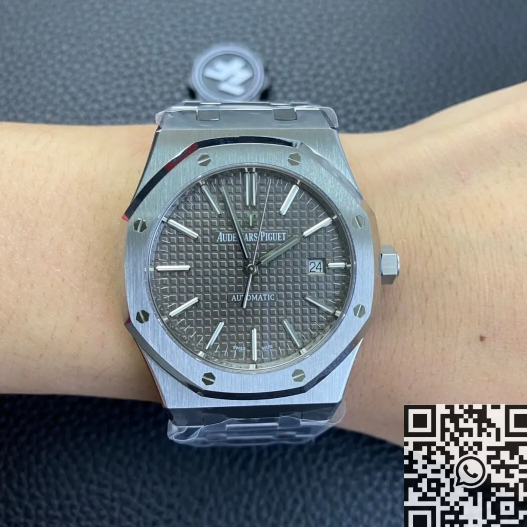 Premium Audemars Piguet Royal Oak 15400ST.OO.1220ST.04 Grey Dial Watch ZF Factory 2175