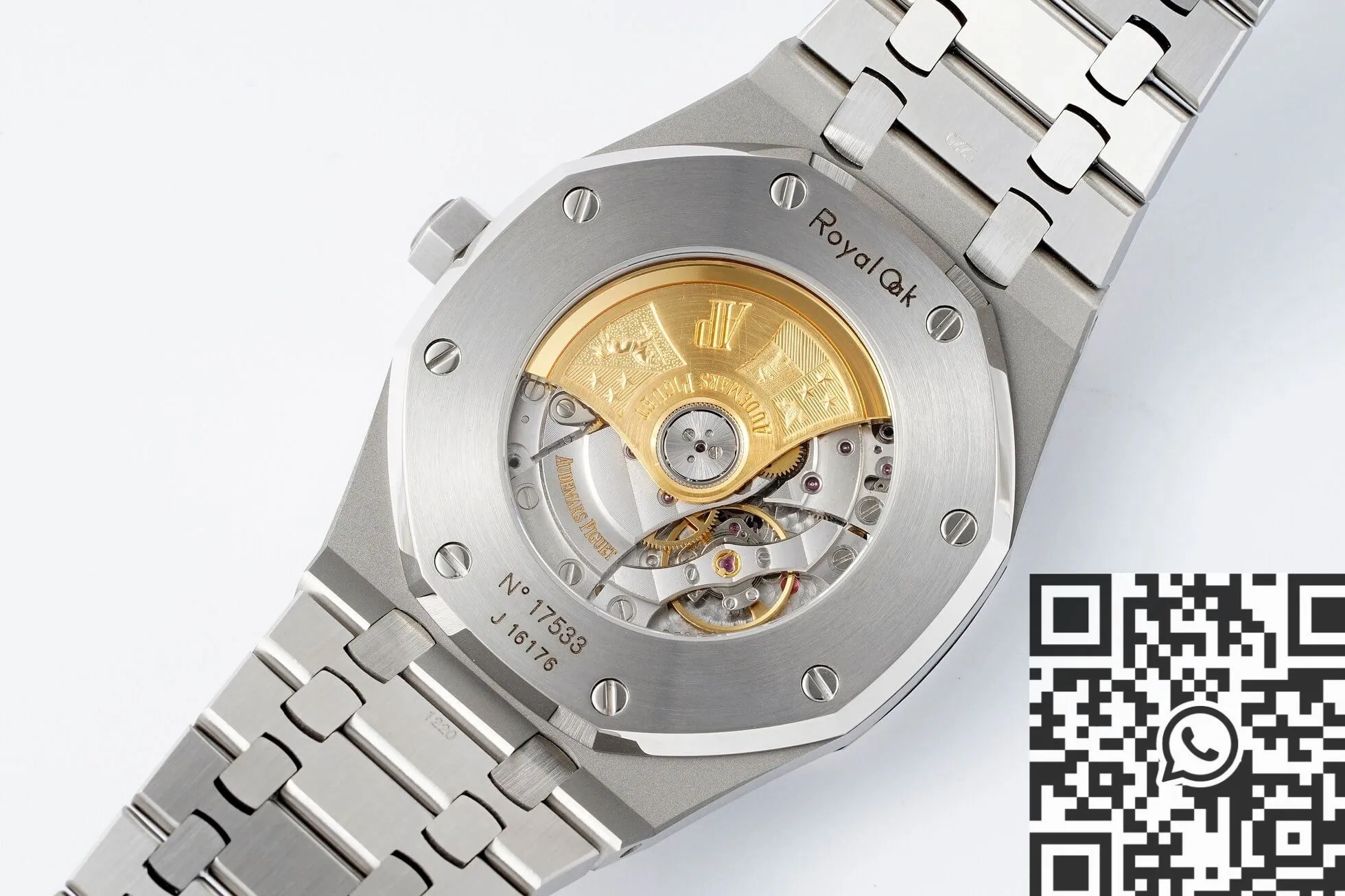 Contemporary Audemars Piguet Royal Oak 15400ST.OO.1220ST.04 Greyruthenium Dial APS Factory 1983