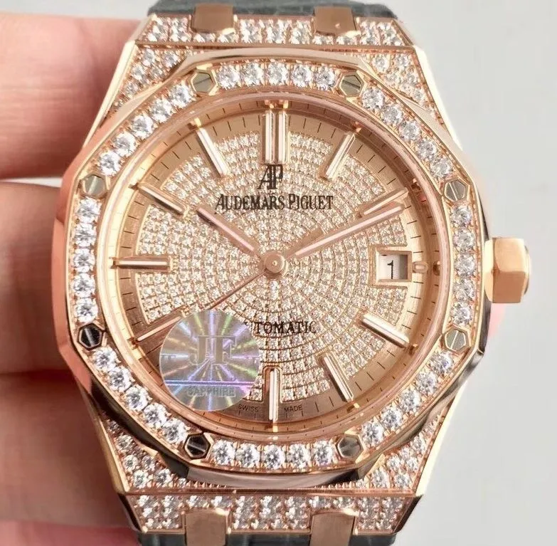 Upgraded Audemars Piguet Royal Oak 15402OR.ZZ.D003CR.01 Size 37mm Watch JF Factory 2839