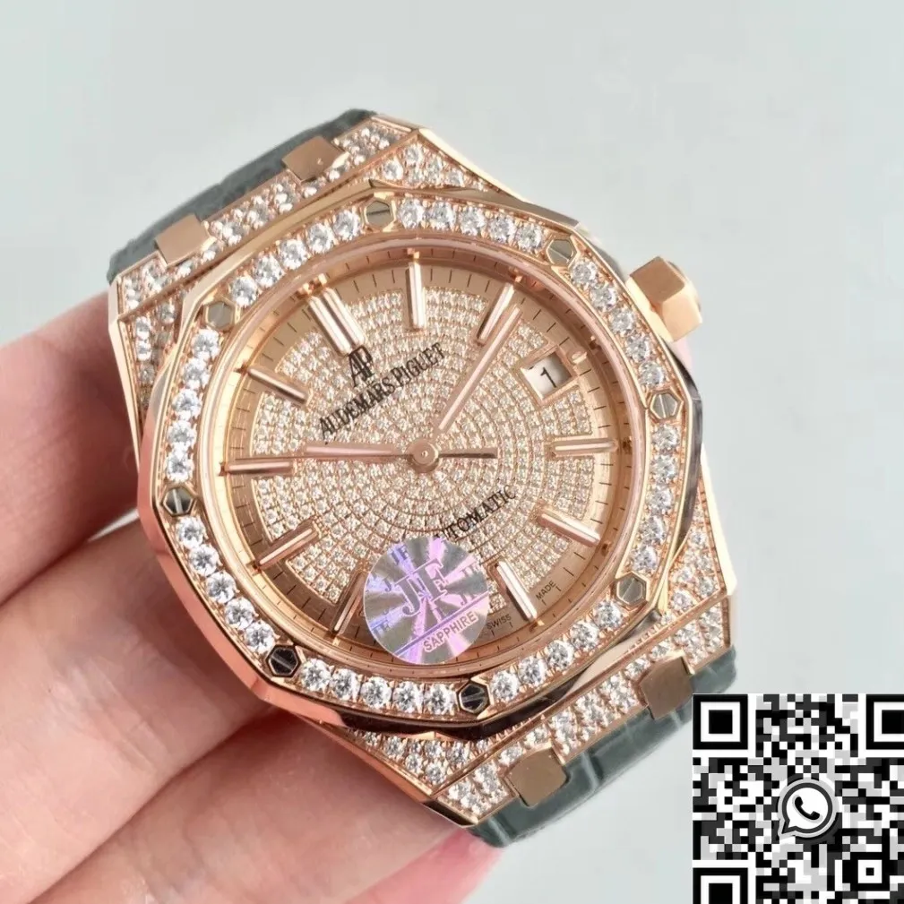 Upgraded Audemars Piguet Royal Oak 15402OR.ZZ.D003CR.01 Size 37mm Watch JF Factory 2839