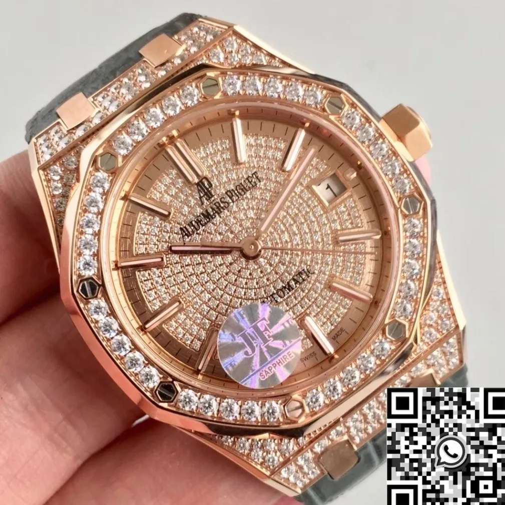 Upgraded Audemars Piguet Royal Oak 15402OR.ZZ.D003CR.01 Size 37mm Watch JF Factory 2839