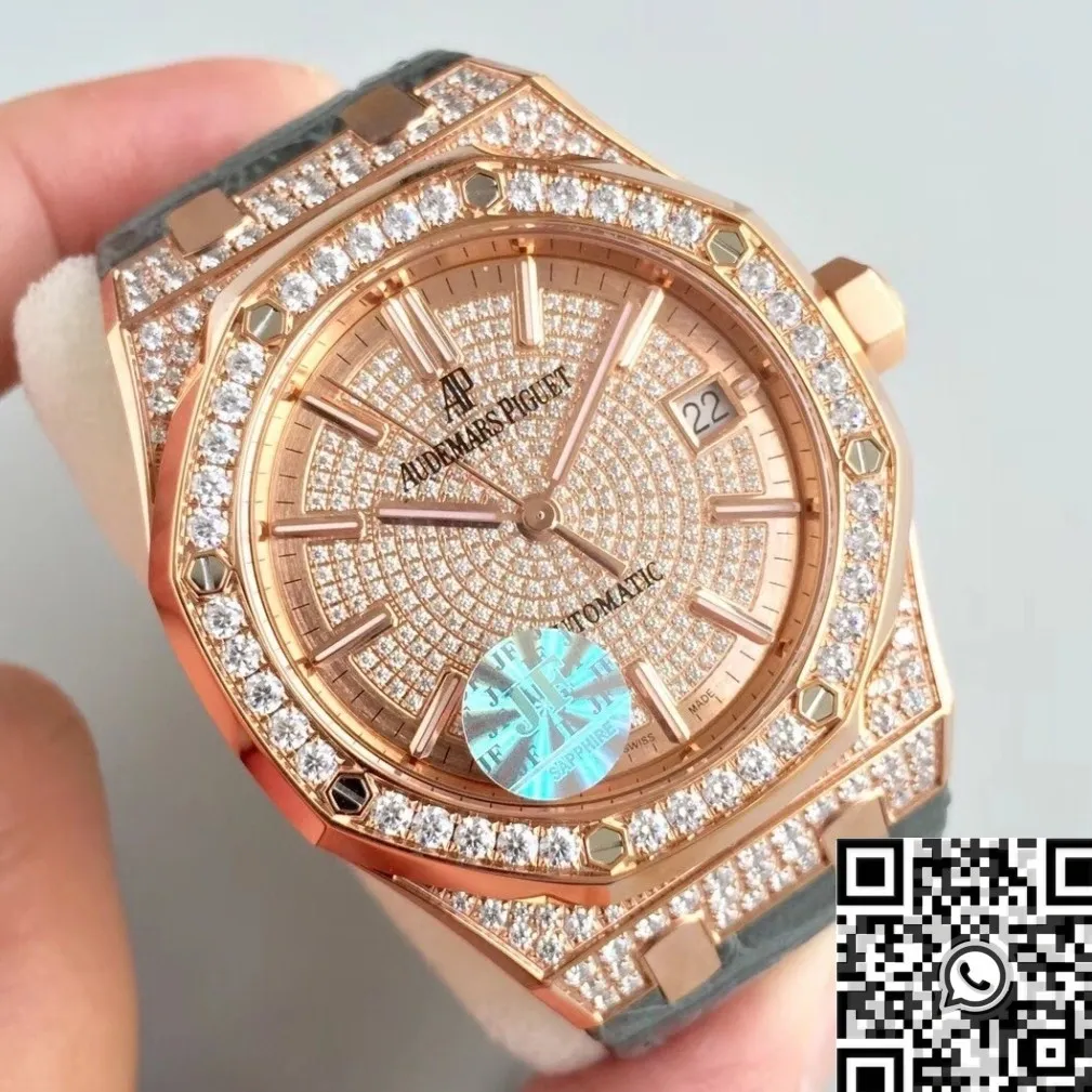 Upgraded Audemars Piguet Royal Oak 15402OR.ZZ.D003CR.01 Size 37mm Watch JF Factory 2839