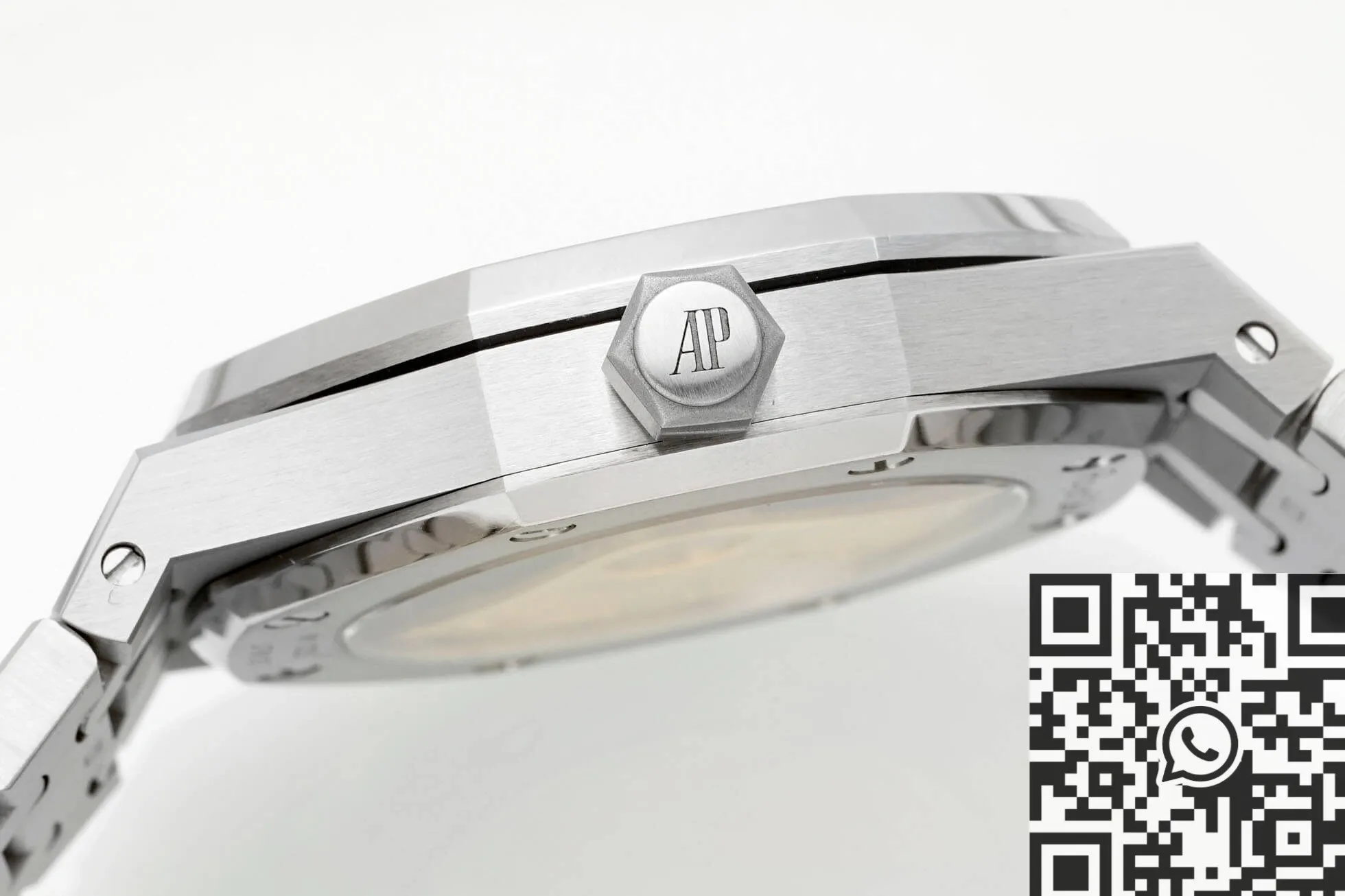 Audemars Piguet Royal Oak 15450ST.OO.1256ST.02 Gray Ruthenium Color Dial Size 37mm APS Factory Upgraded 1981