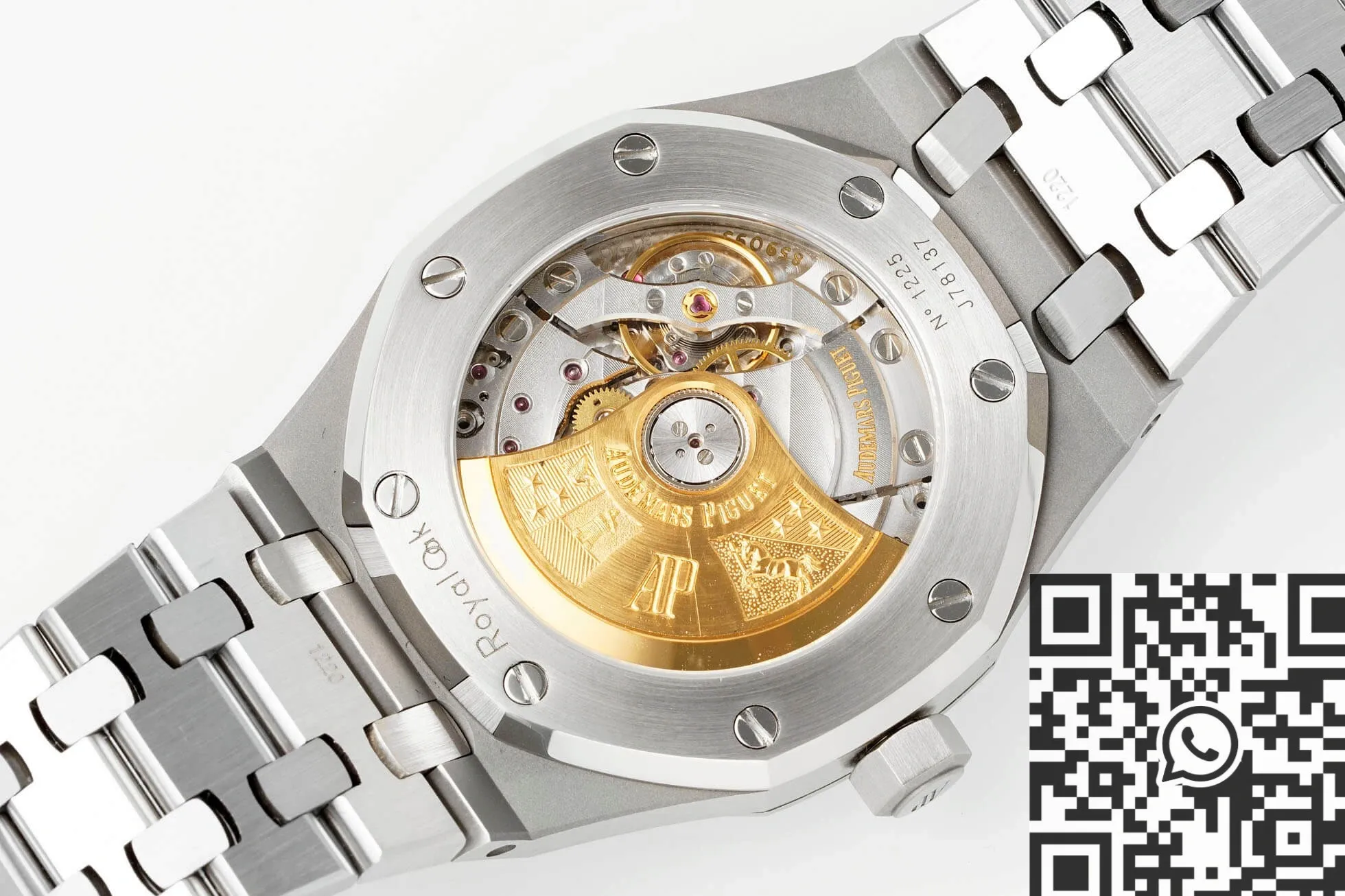 Audemars Piguet Royal Oak 15450ST.OO.1256ST.02 Gray Ruthenium Color Dial Size 37mm APS Factory Upgraded 1981