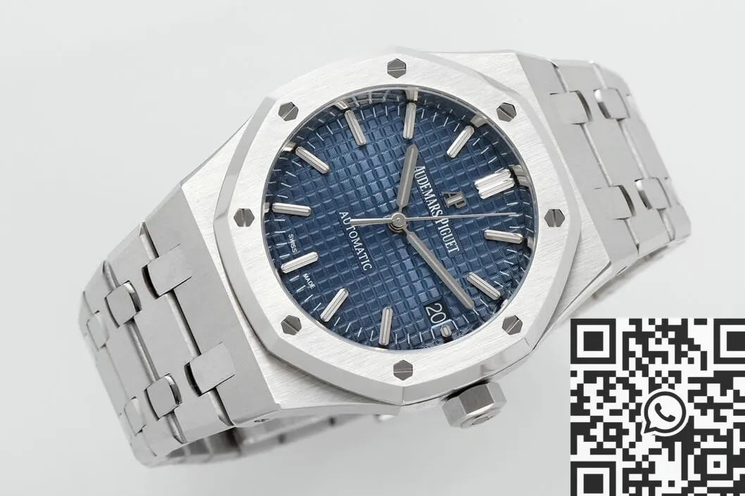 Audemars Piguet Royal Oak 15450ST.OO.1256ST.03 Blue Dial Watch ZF Factory Thermal 2173