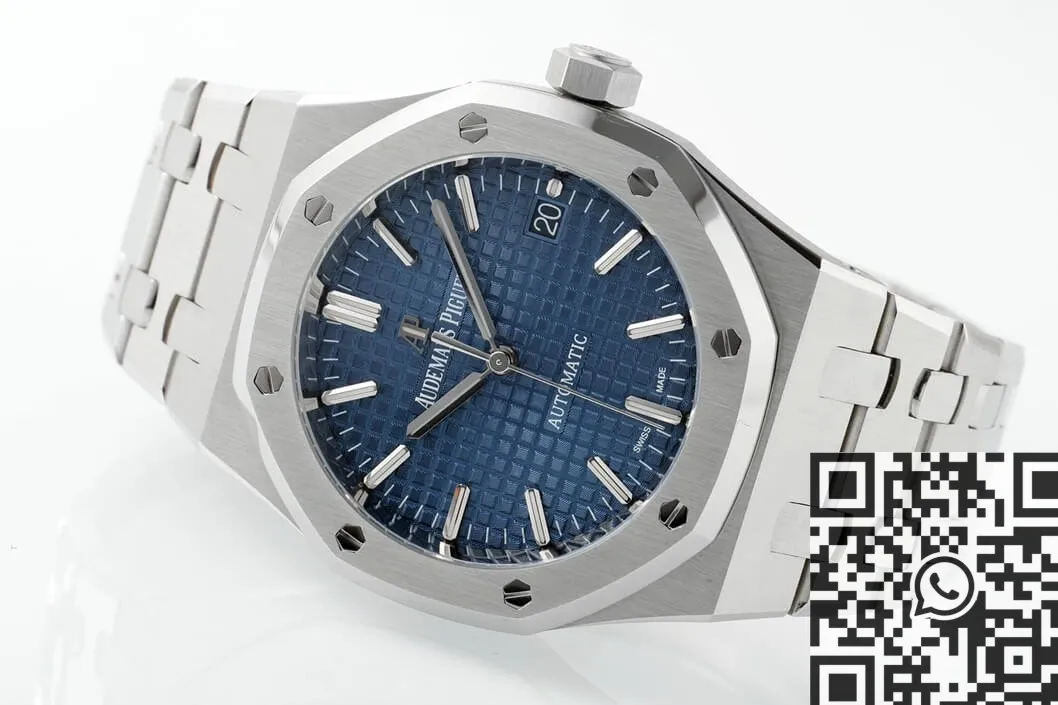 Audemars Piguet Royal Oak 15450ST.OO.1256ST.03 Blue Dial Watch ZF Factory Thermal 2173