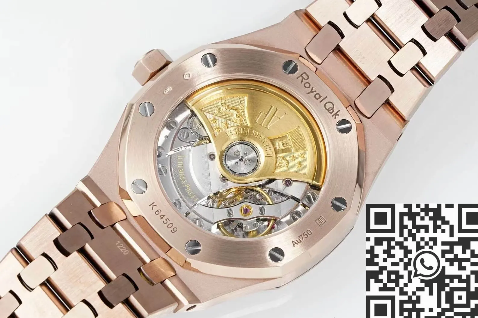 Audemars Piguet Royal Oak 15454OR.GG.1259OR.01 Silver White Dial Size 37mm APS Factory BestValue 1975