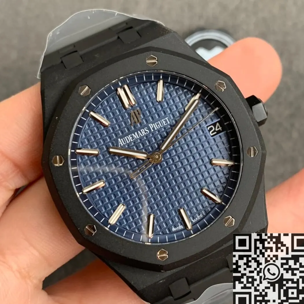 Audemars Piguet Royal Oak 15500 DLC Blue Dial Watch ZF Factory Practical 2192