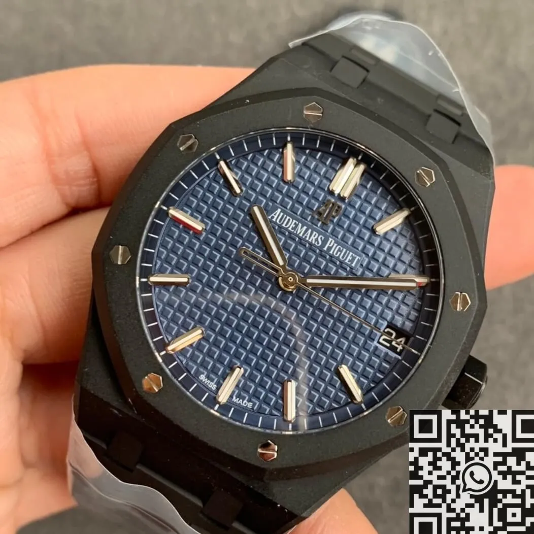 Audemars Piguet Royal Oak 15500 DLC Blue Dial Watch ZF Factory Practical 2192