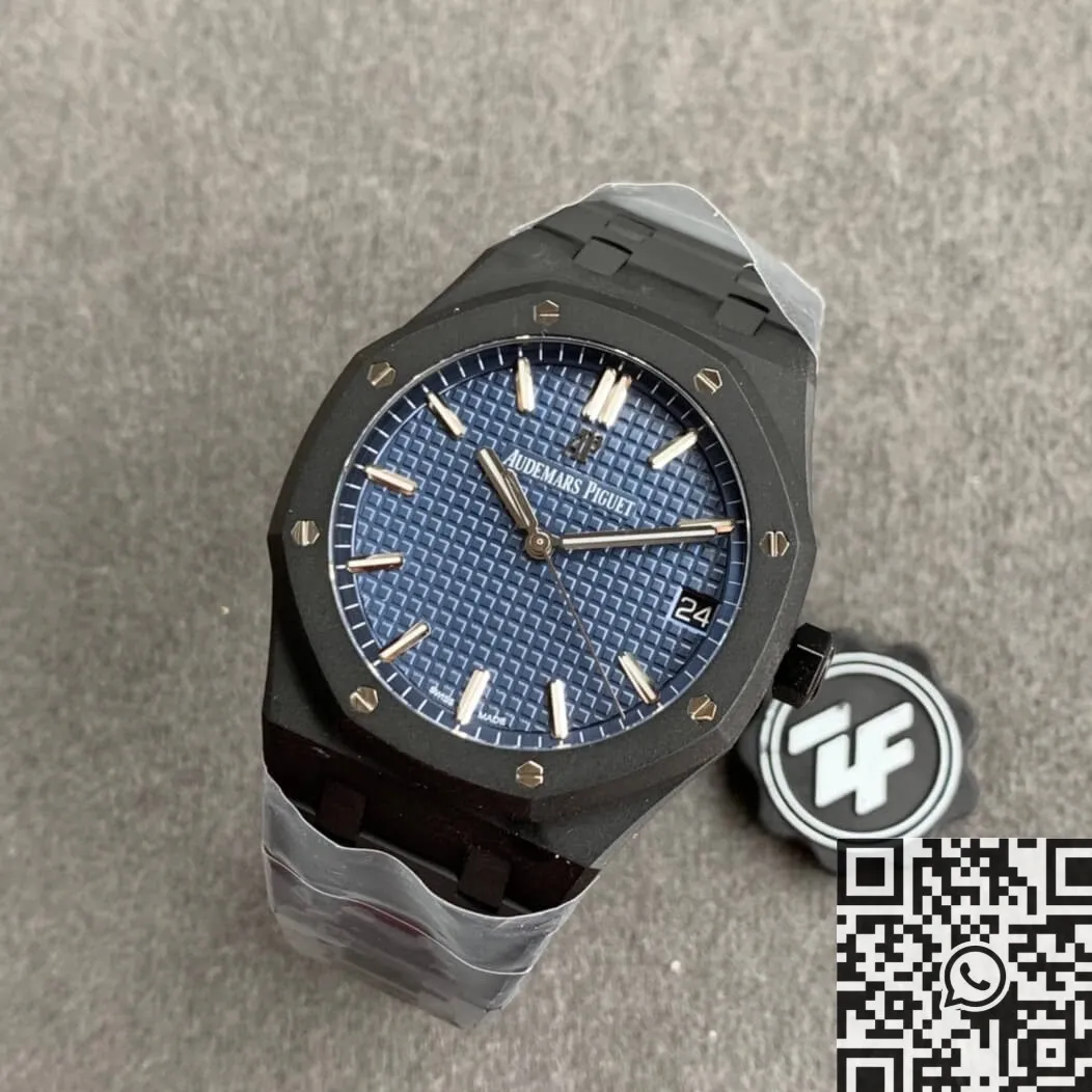 Audemars Piguet Royal Oak 15500 DLC Blue Dial Watch ZF Factory Practical 2192