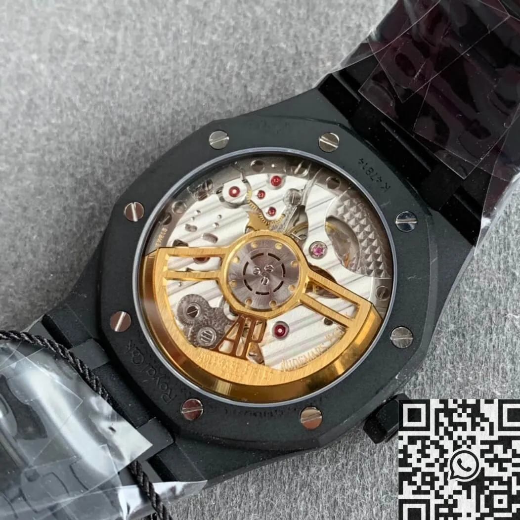 Trendsetting Audemars Piguet Royal Oak 15500 DLC Version V2 White Dial Watch ZF Factory 2194