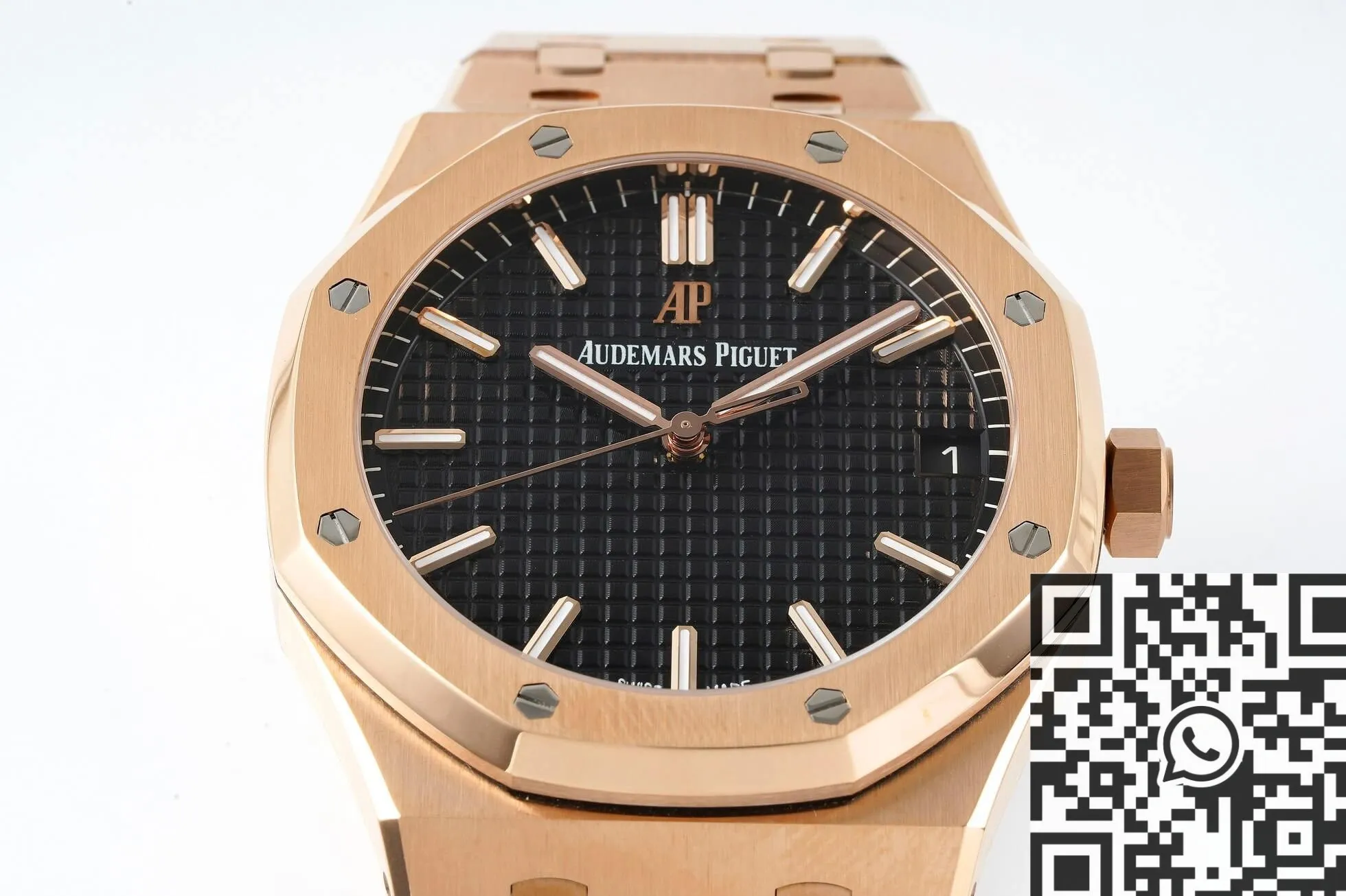 Audemars Piguet Royal Oak 15500OR.OO.1220OR.01 Rose Gold Watch APS Factory Vibrant 1989