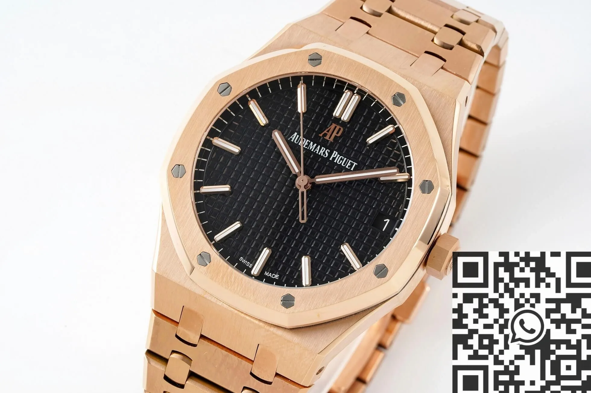 Audemars Piguet Royal Oak 15500OR.OO.1220OR.01 Rose Gold Watch APS Factory Vibrant 1989