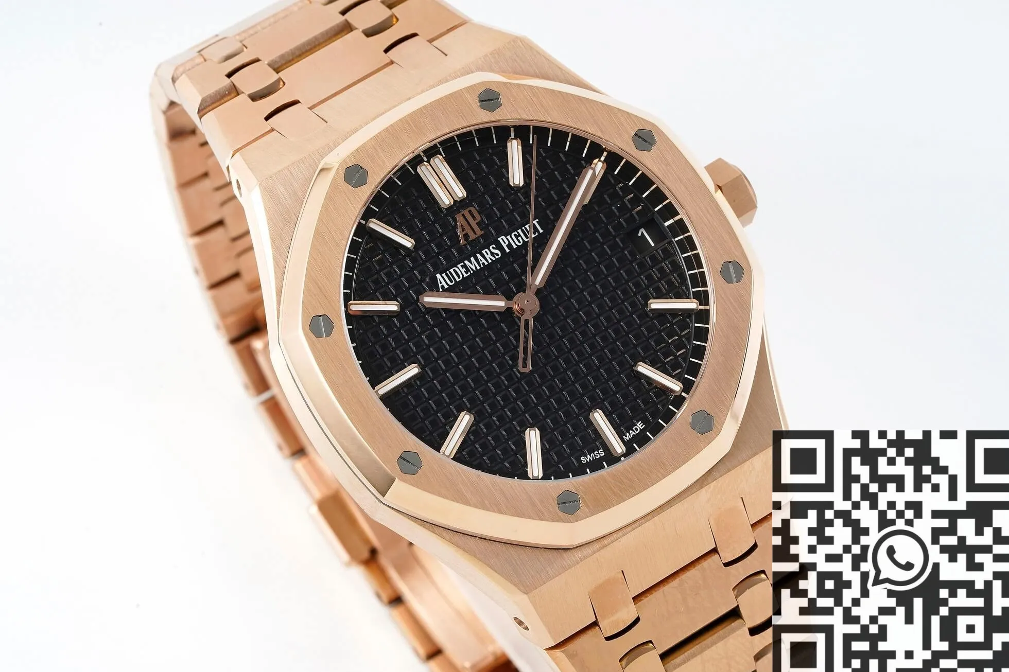 Audemars Piguet Royal Oak 15500OR.OO.1220OR.01 Rose Gold Watch APS Factory Vibrant 1989