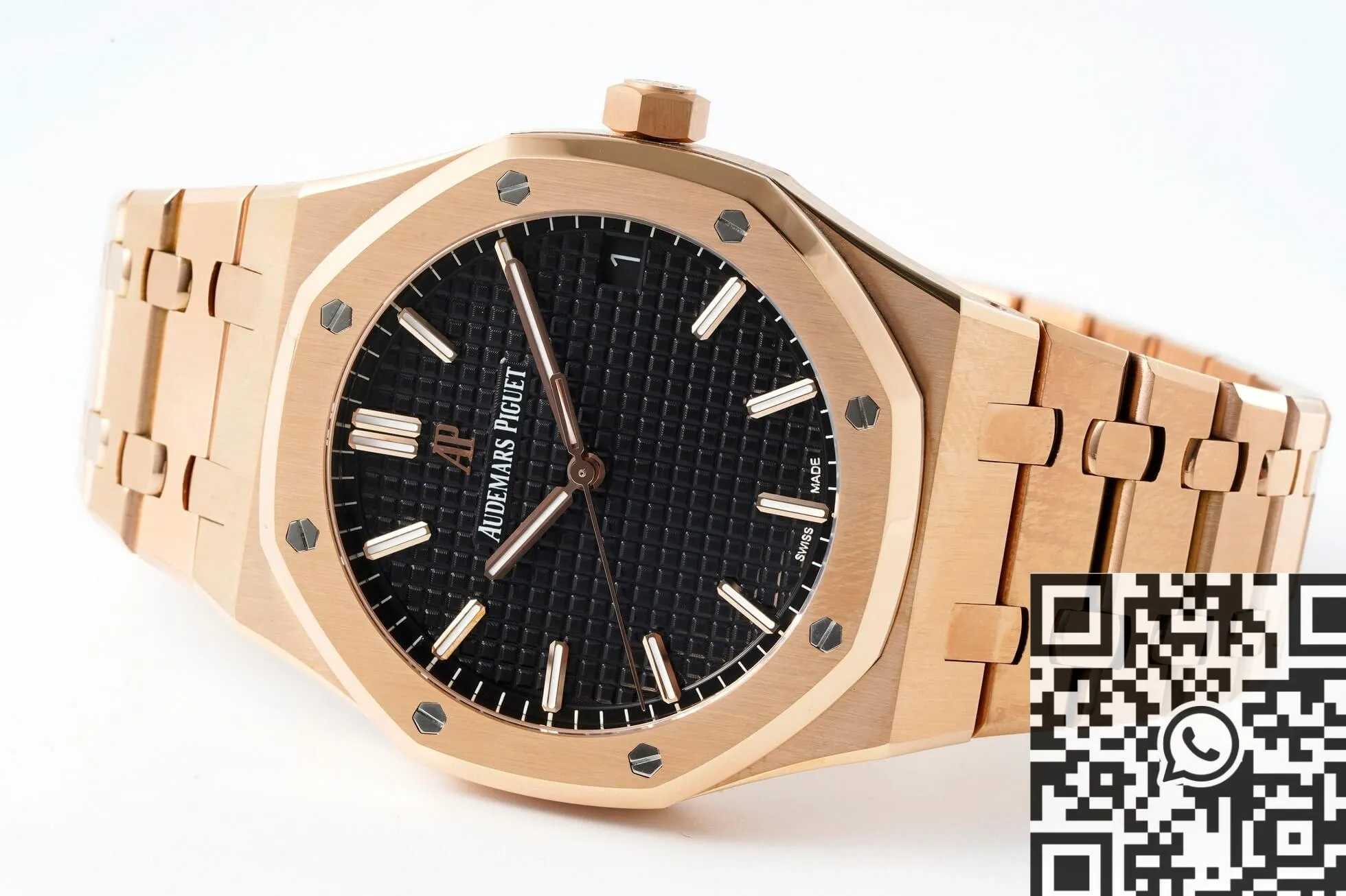 Audemars Piguet Royal Oak 15500OR.OO.1220OR.01 Rose Gold Watch APS Factory Vibrant 1989