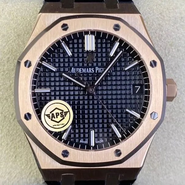 Audemars Piguet Royal Oak 15500OR.OO.D002CR.01 Black Dial APS Factory SunProtective 1979