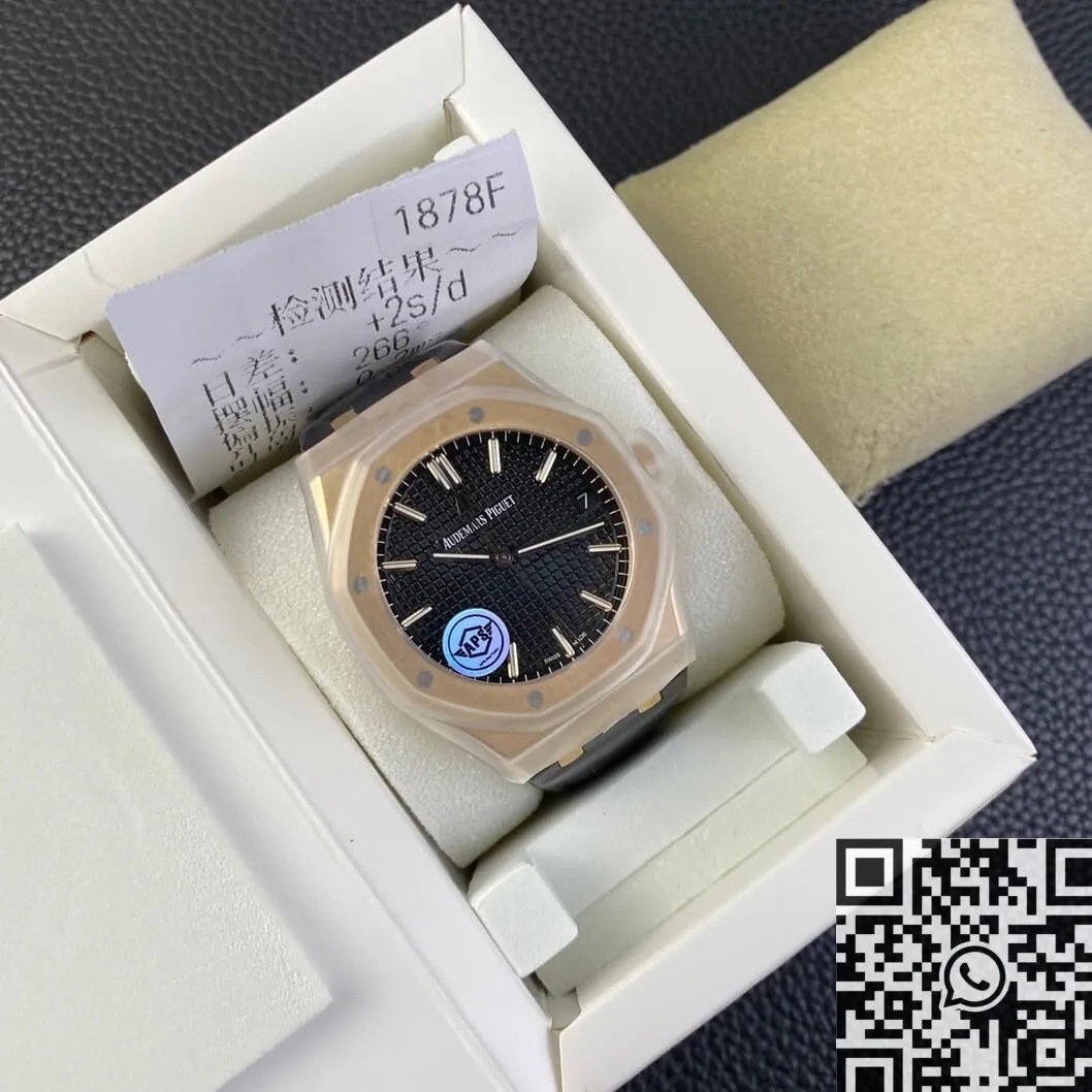 Audemars Piguet Royal Oak 15500OR.OO.D002CR.01 Black Dial APS Factory SunProtective 1979